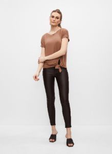 Frank Lyman - Vegan Leather-Like Pants sold by Melanie Lyne