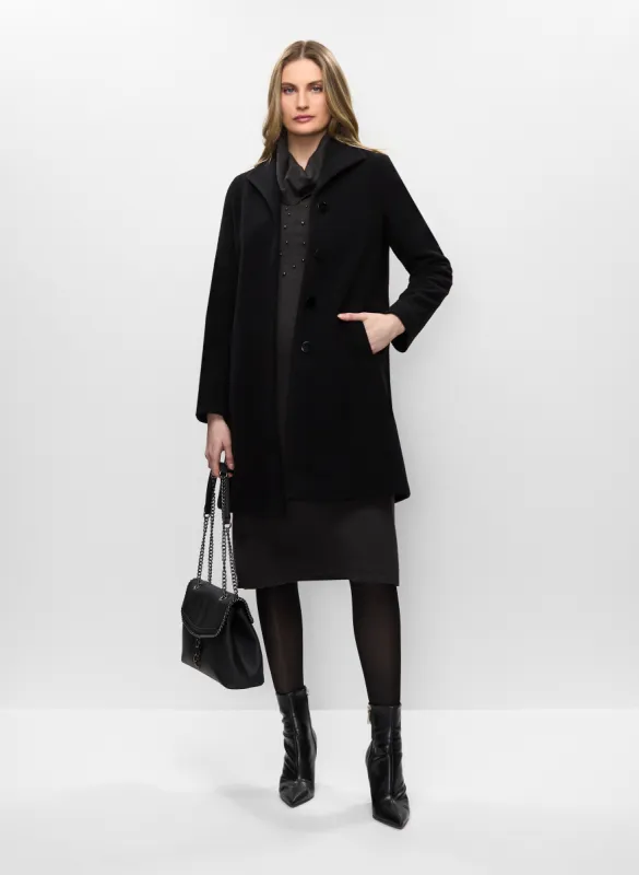 Wool-Blend Coat & Embellished Dress sold by Melanie Lyne