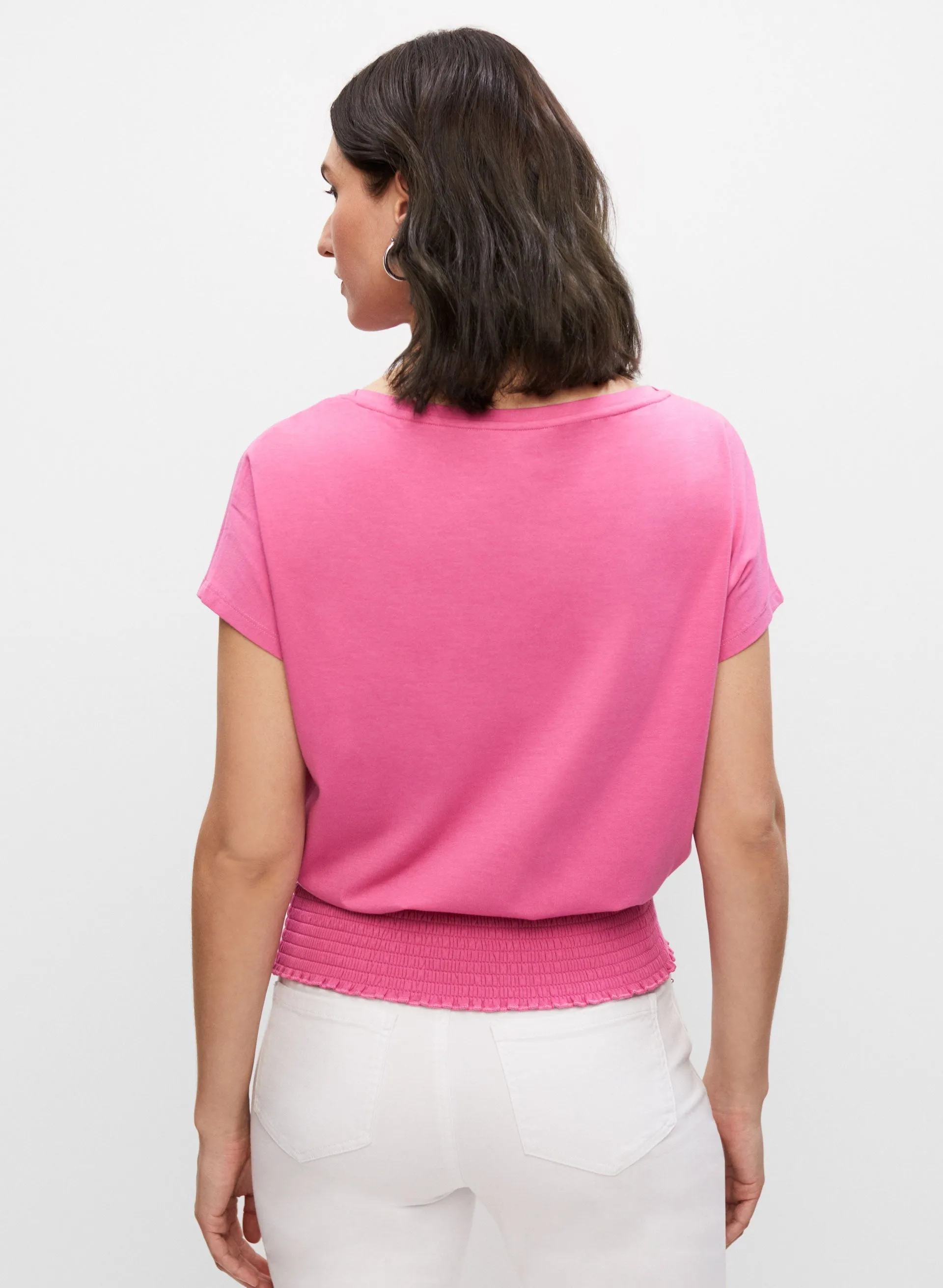 Smocked Waist Tee sold by Melanie Lyne product image thumbnail 4