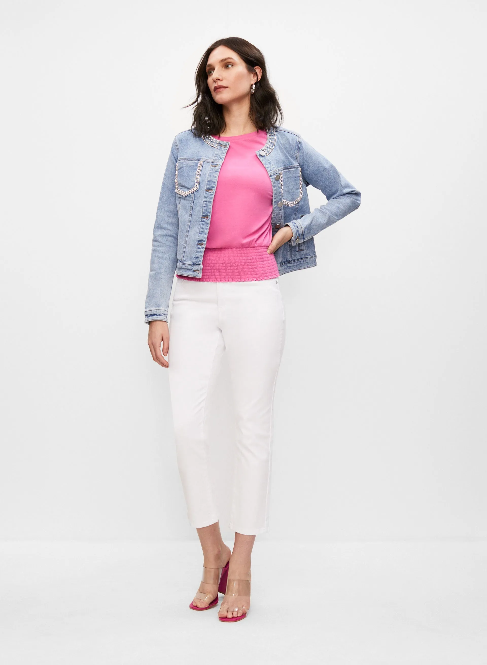 Smocked Waist Tee sold by Melanie Lyne product image thumbnail 3