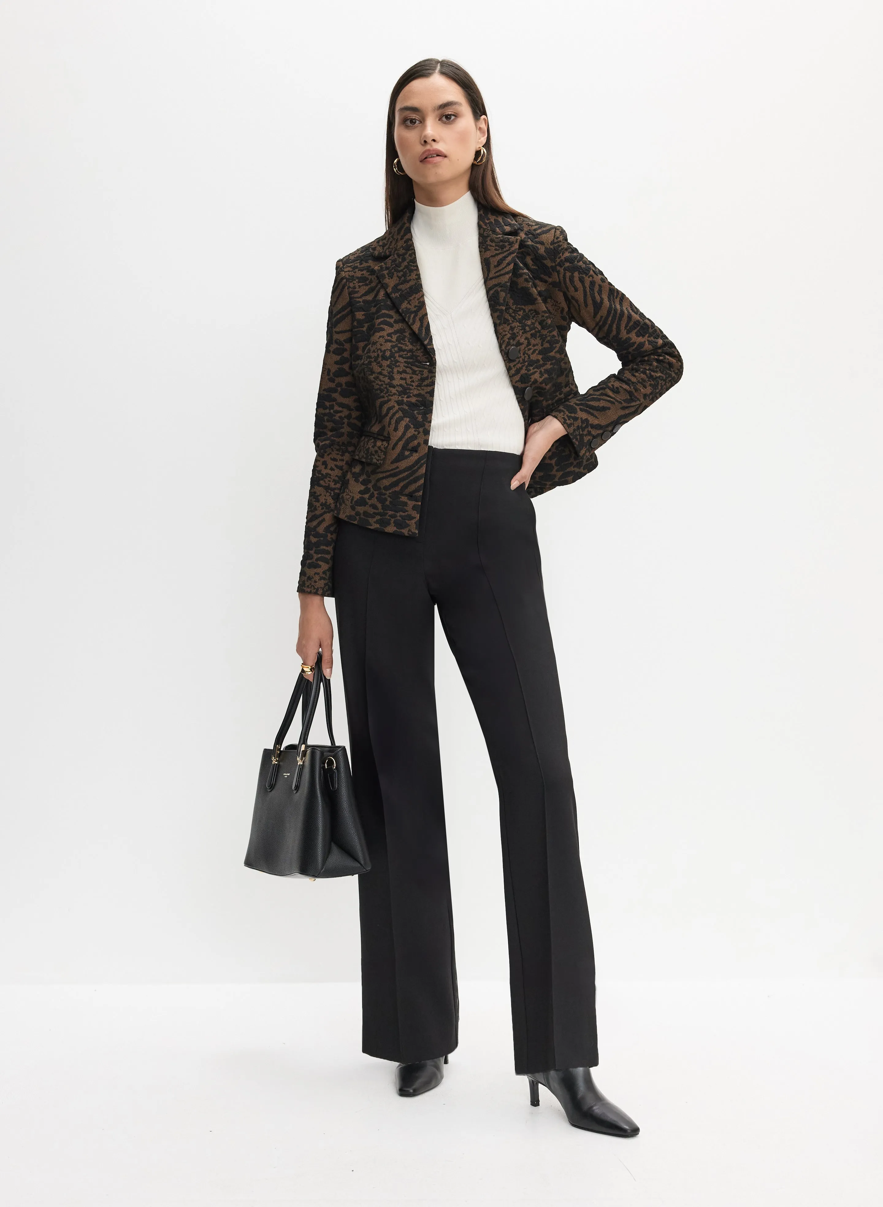 Leopard Print Jacket & Wide Leg Pants sold by Melanie Lyne