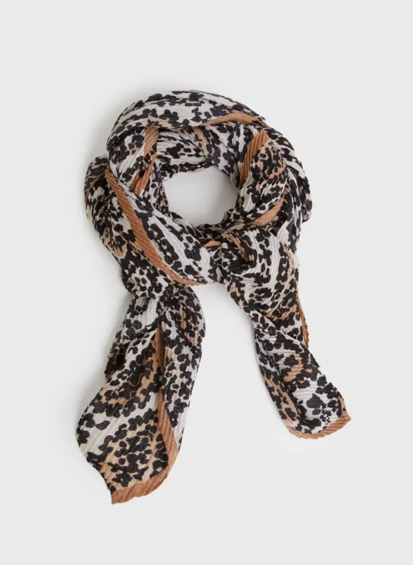 Cheetah-Inspired Paisley Motif Scarf sold by Melanie Lyne