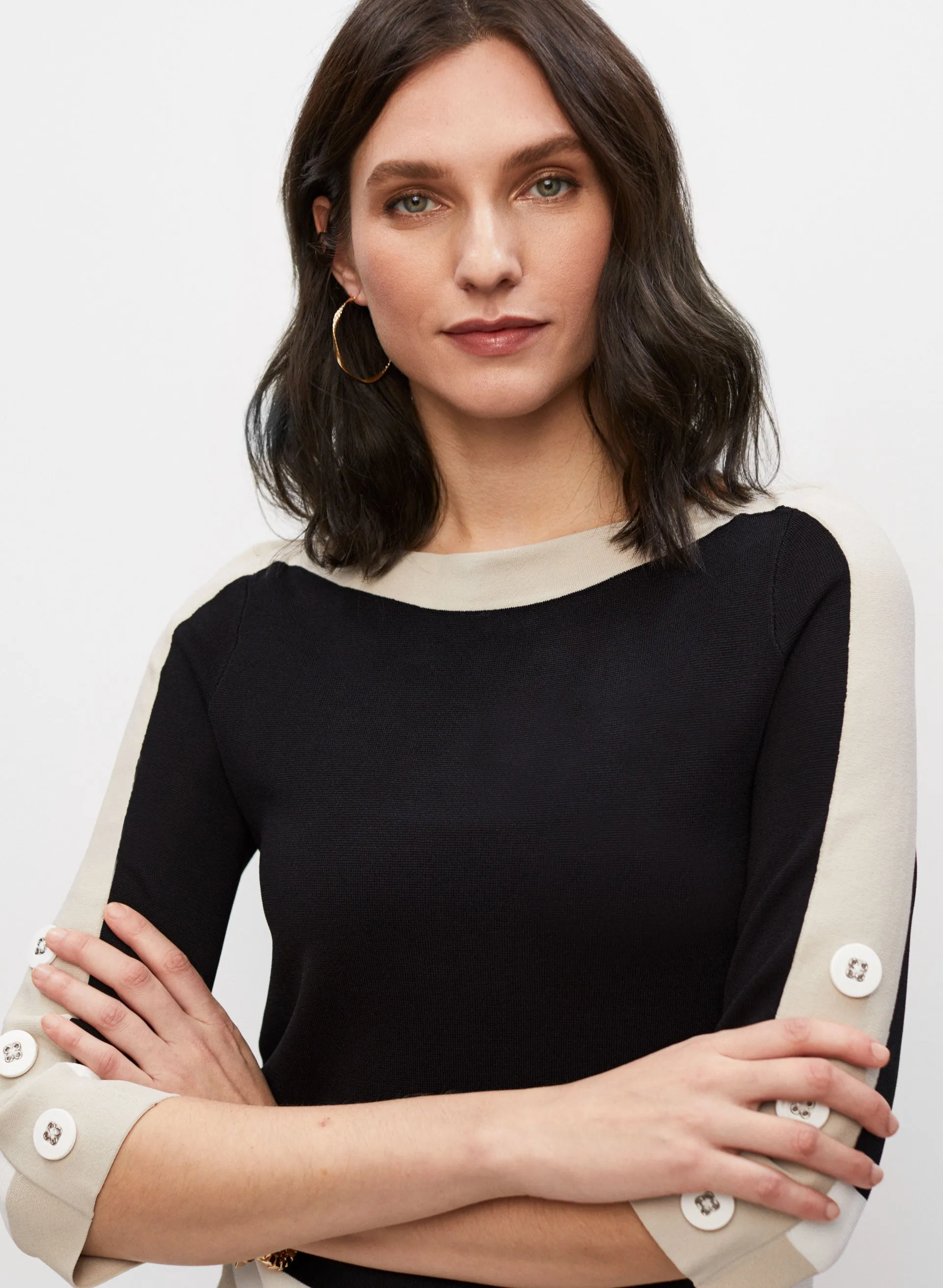 Joseph Ribkoff - Colour Block Sweater sold by Melanie Lyne product image thumbnail 2