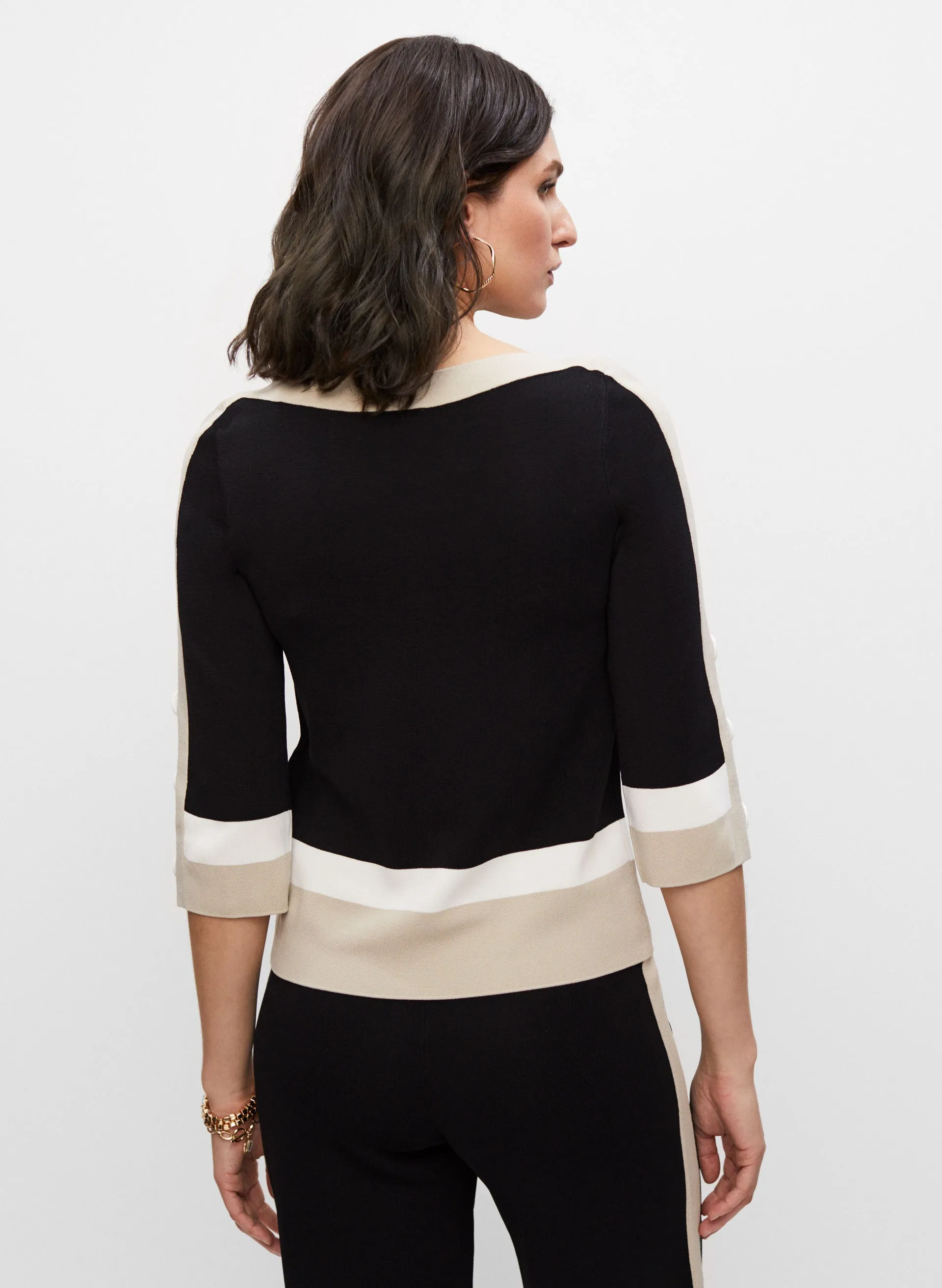 Joseph Ribkoff - Colour Block Sweater sold by Melanie Lyne product image thumbnail 4