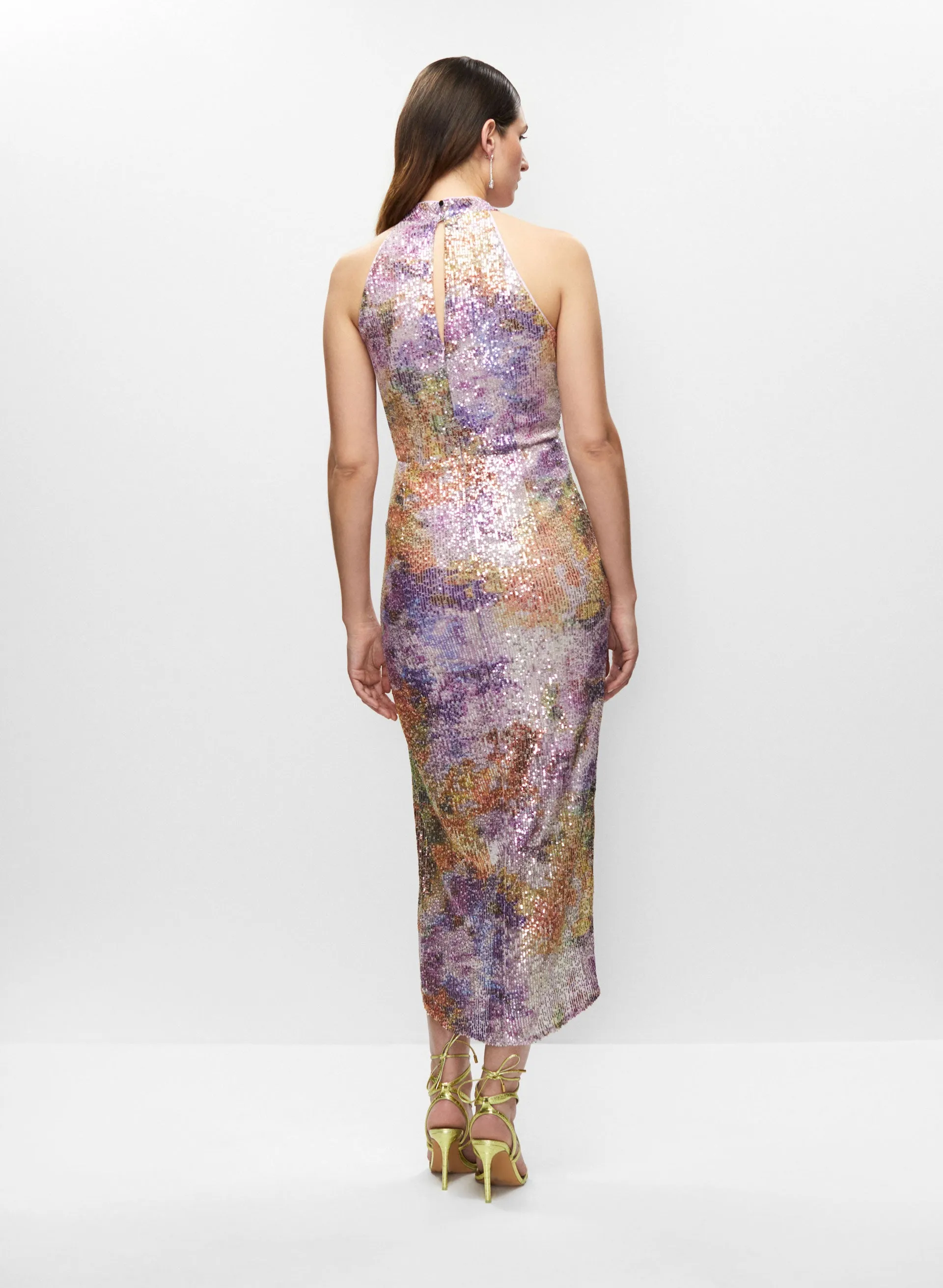 Asymmetric Sequin Dress sold by Melanie Lyne product image thumbnail 5