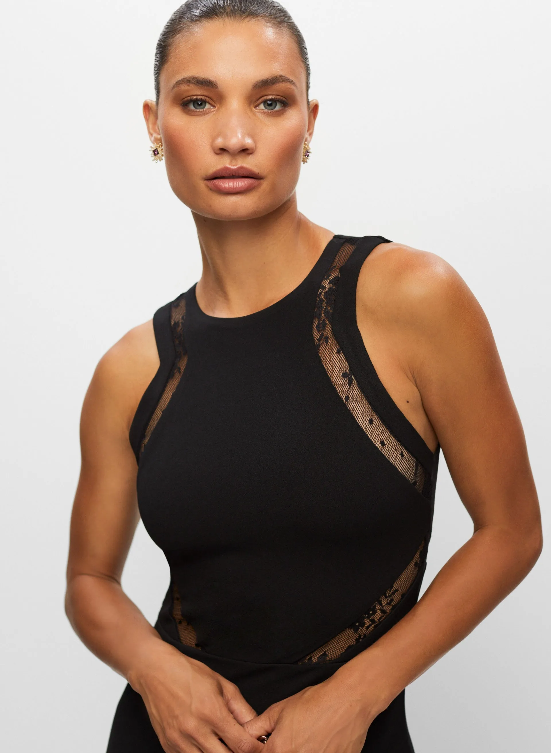 Sleeveless Lace Detail Dress sold by Melanie Lyne product image thumbnail 2