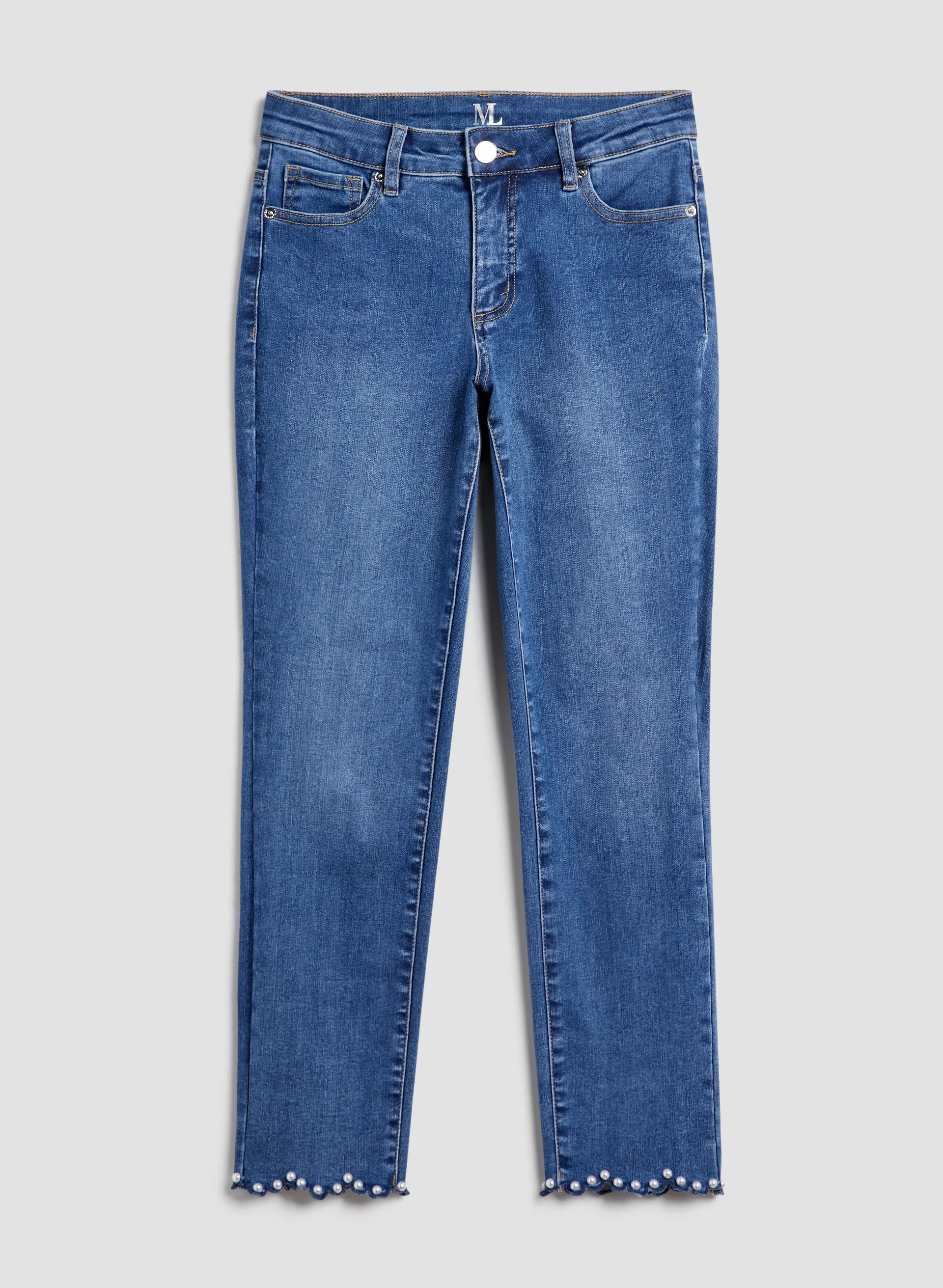 Scalloped Slim Leg Jeans sold by Melanie Lyne product image thumbnail 5