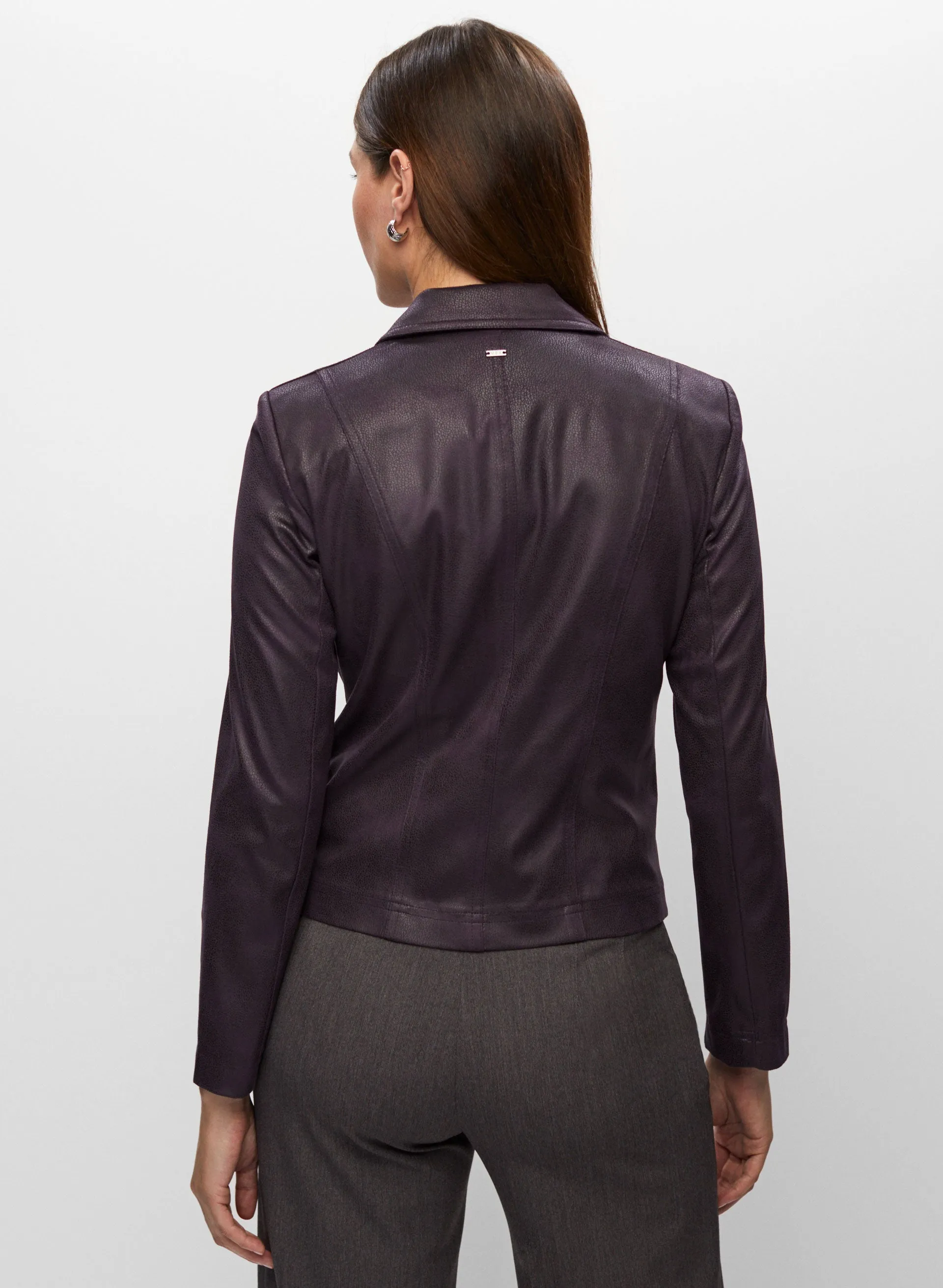 Vex - Stud Detail Faux Suede Jacket sold by Melanie Lyne product image thumbnail 2