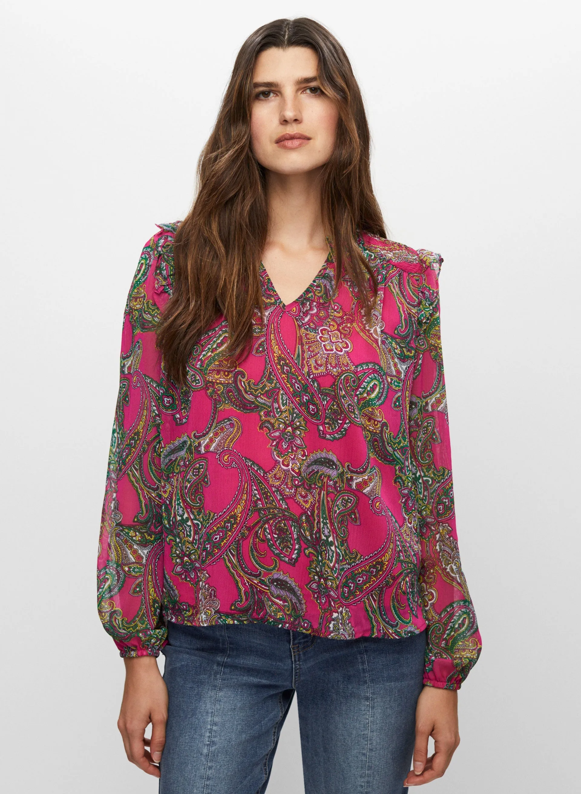 Paisley Print Blouse sold by Melanie Lyne product image thumbnail 2