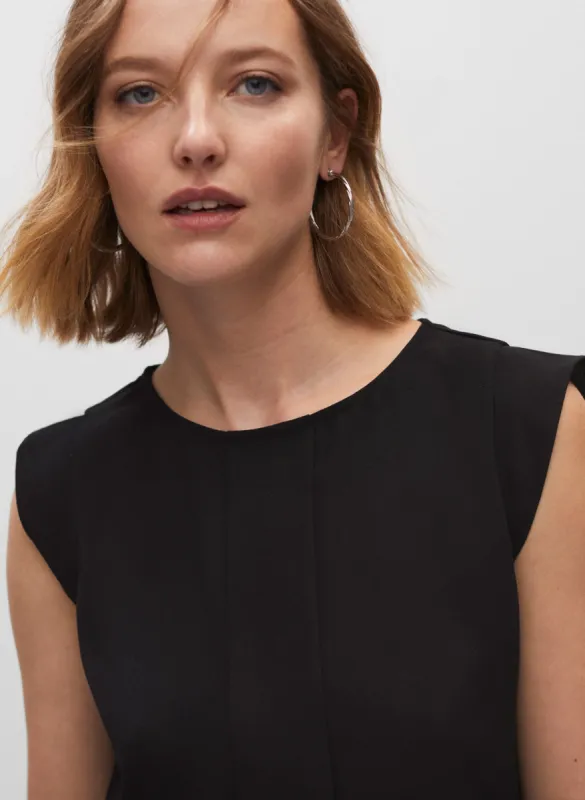 Tahari - Pleat Detail Top sold by Melanie Lyne