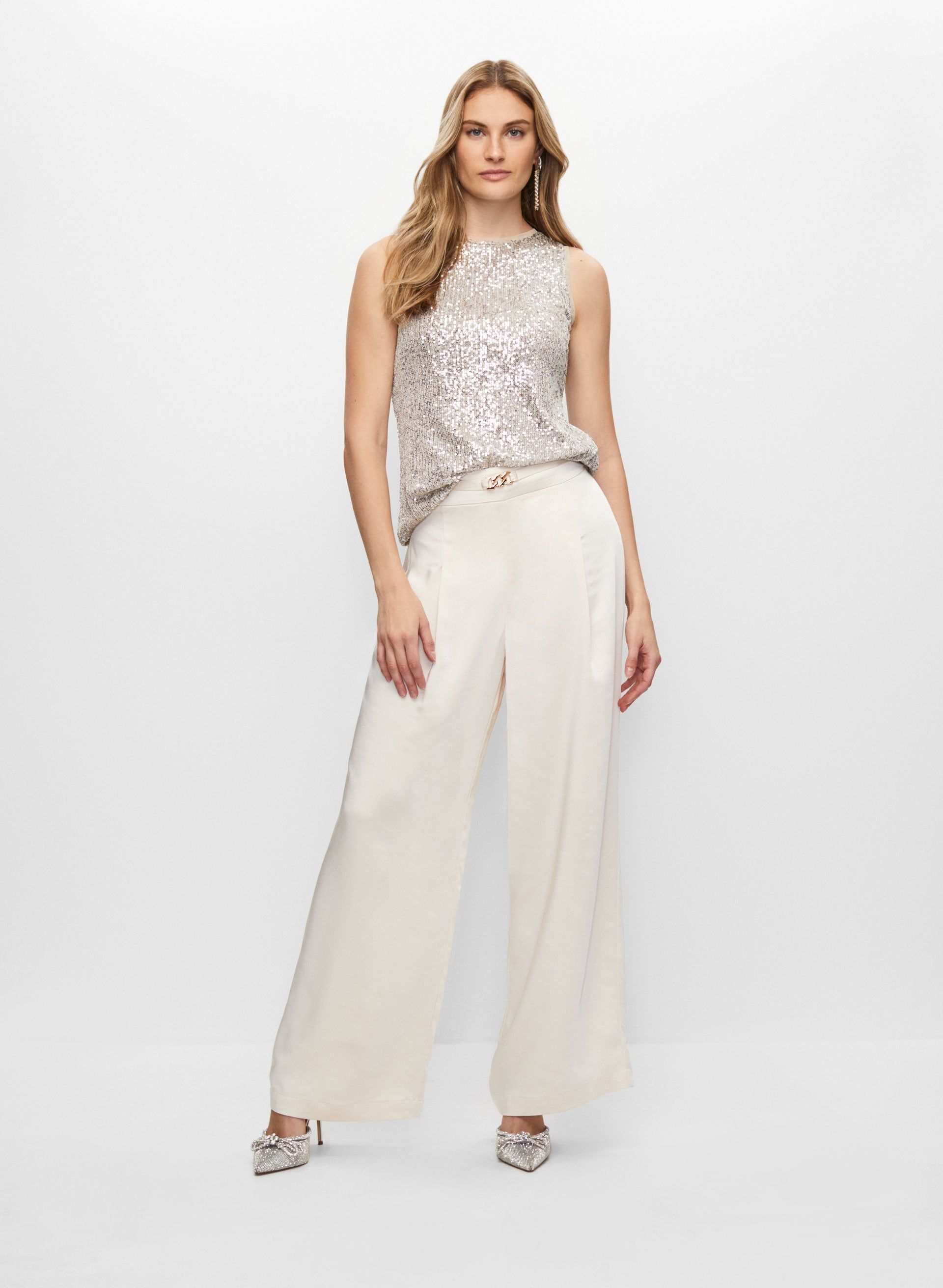 Sleeveless Sequin Top sold by Melanie Lyne product image thumbnail 4