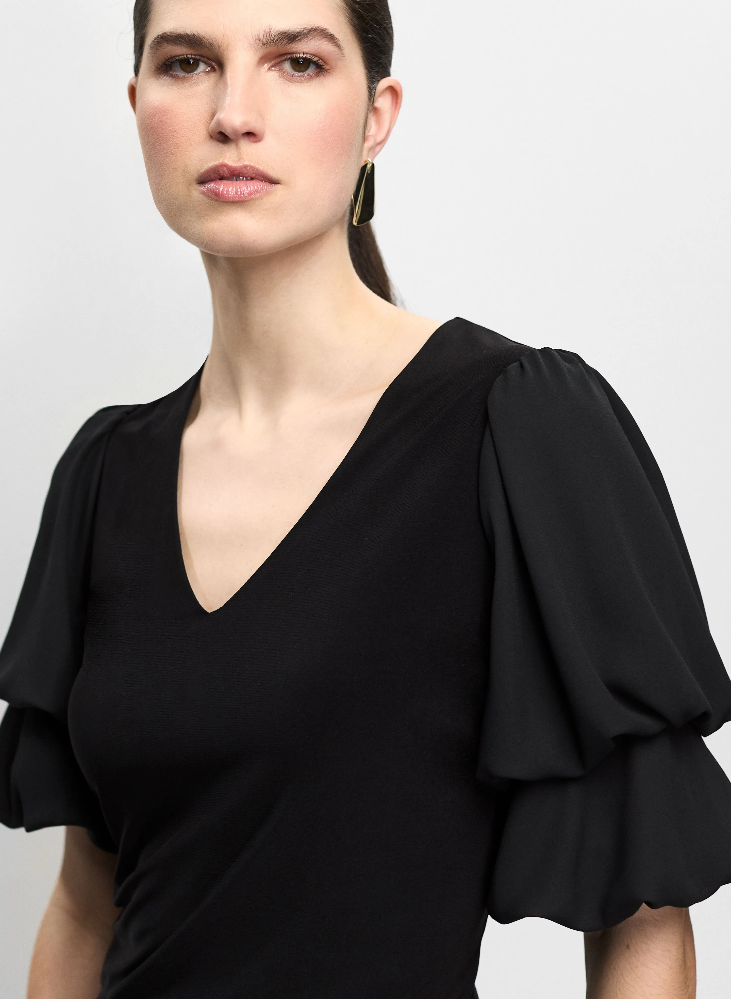 Chiffon Tiered Sleeve Top sold by Melanie Lyne product image thumbnail 2