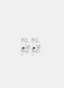 Cubic Zirconia Open-Hoop Earrings sold by Melanie Lyne