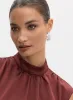 Cubic Zirconia Open-Hoop Earrings sold by Melanie Lyne