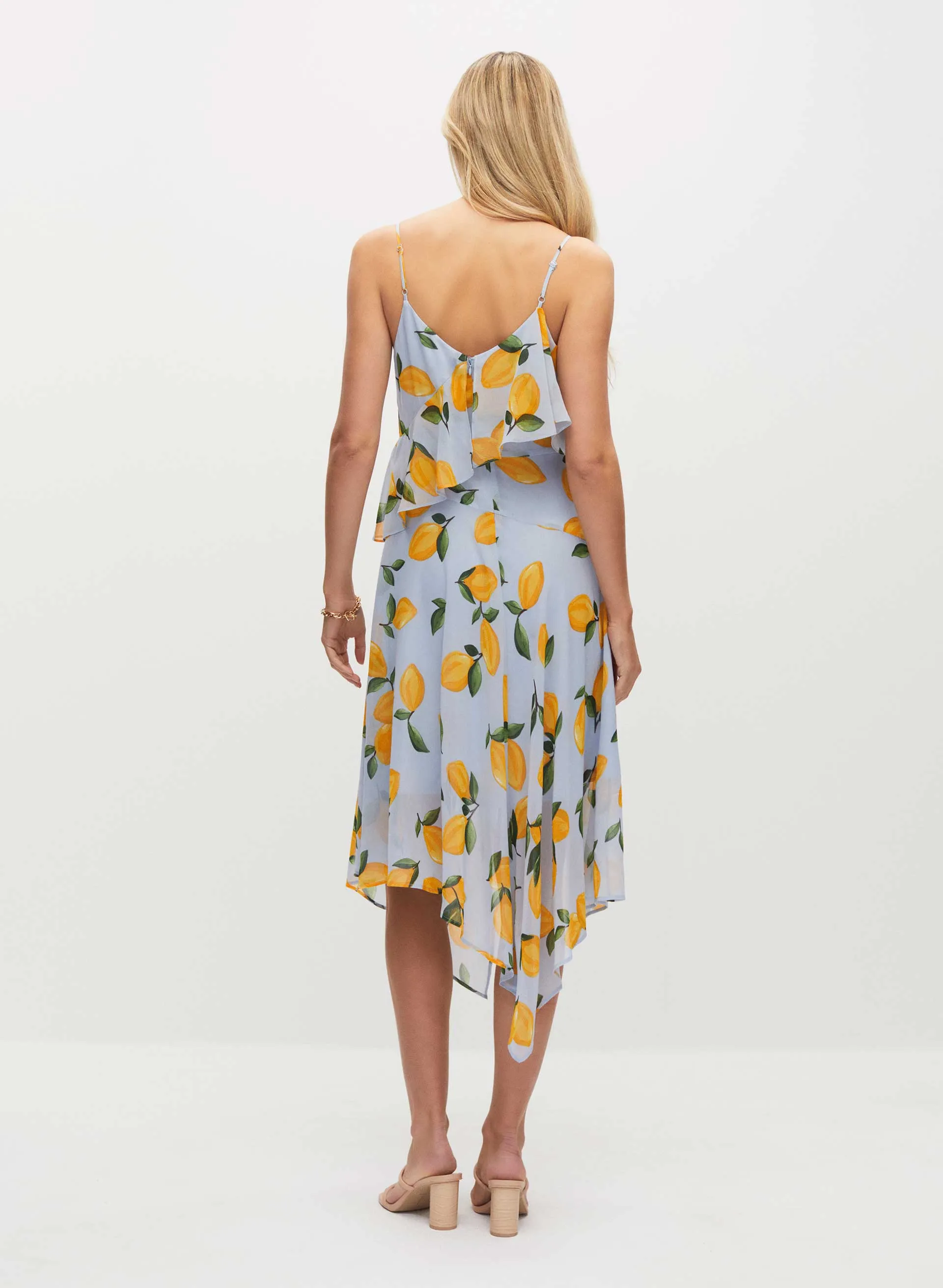 Lemon Print Chiffon Dress sold by Melanie Lyne product image thumbnail 3