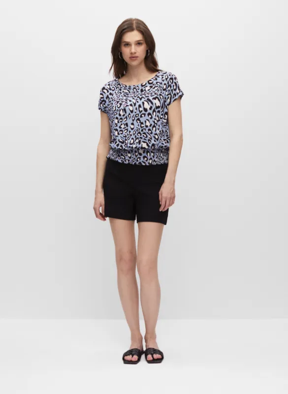 Animal Print Short Sleeve Top sold by Melanie Lyne