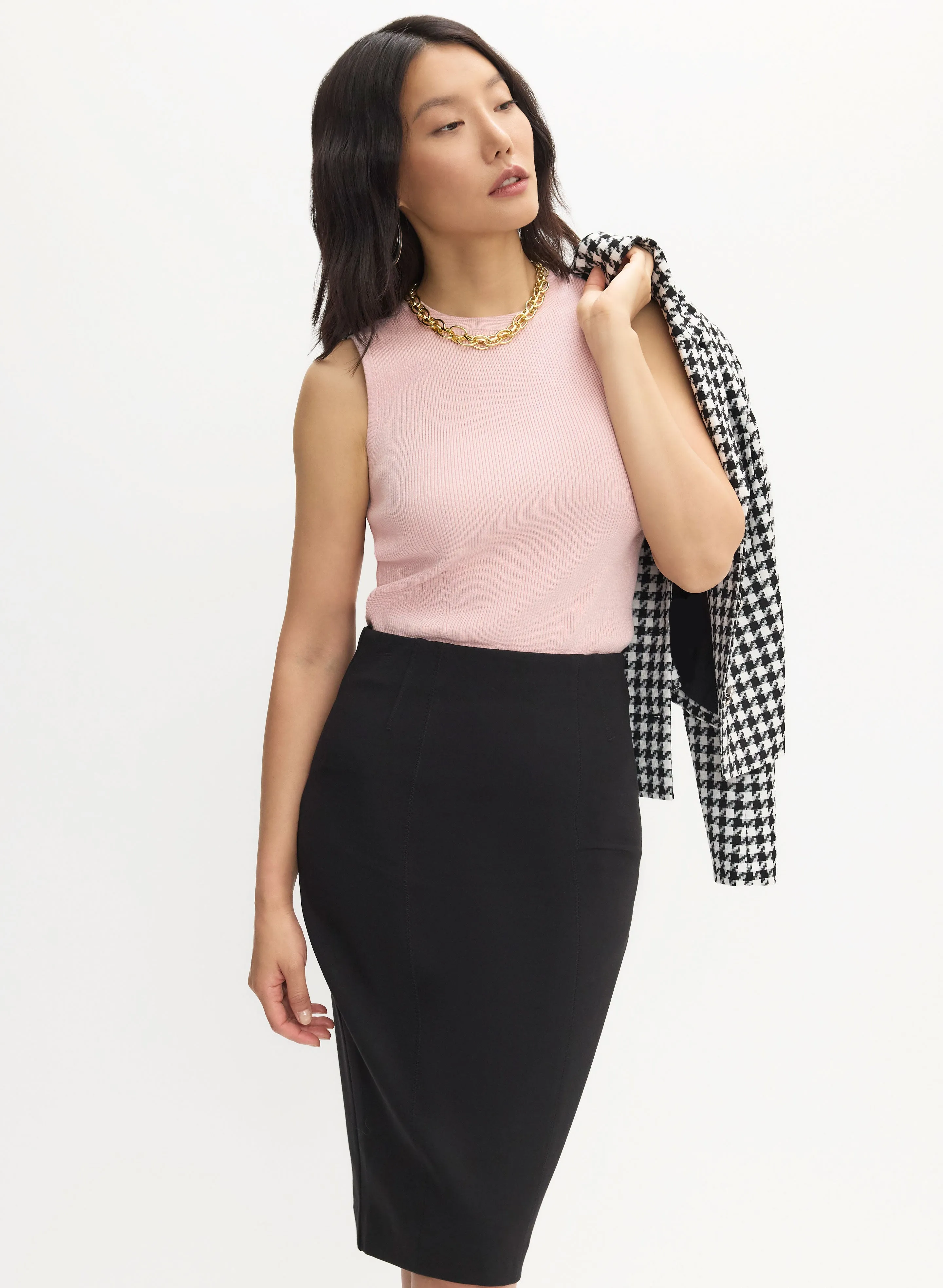 Essential Ribbed Knit Tank Top sold by Melanie Lyne