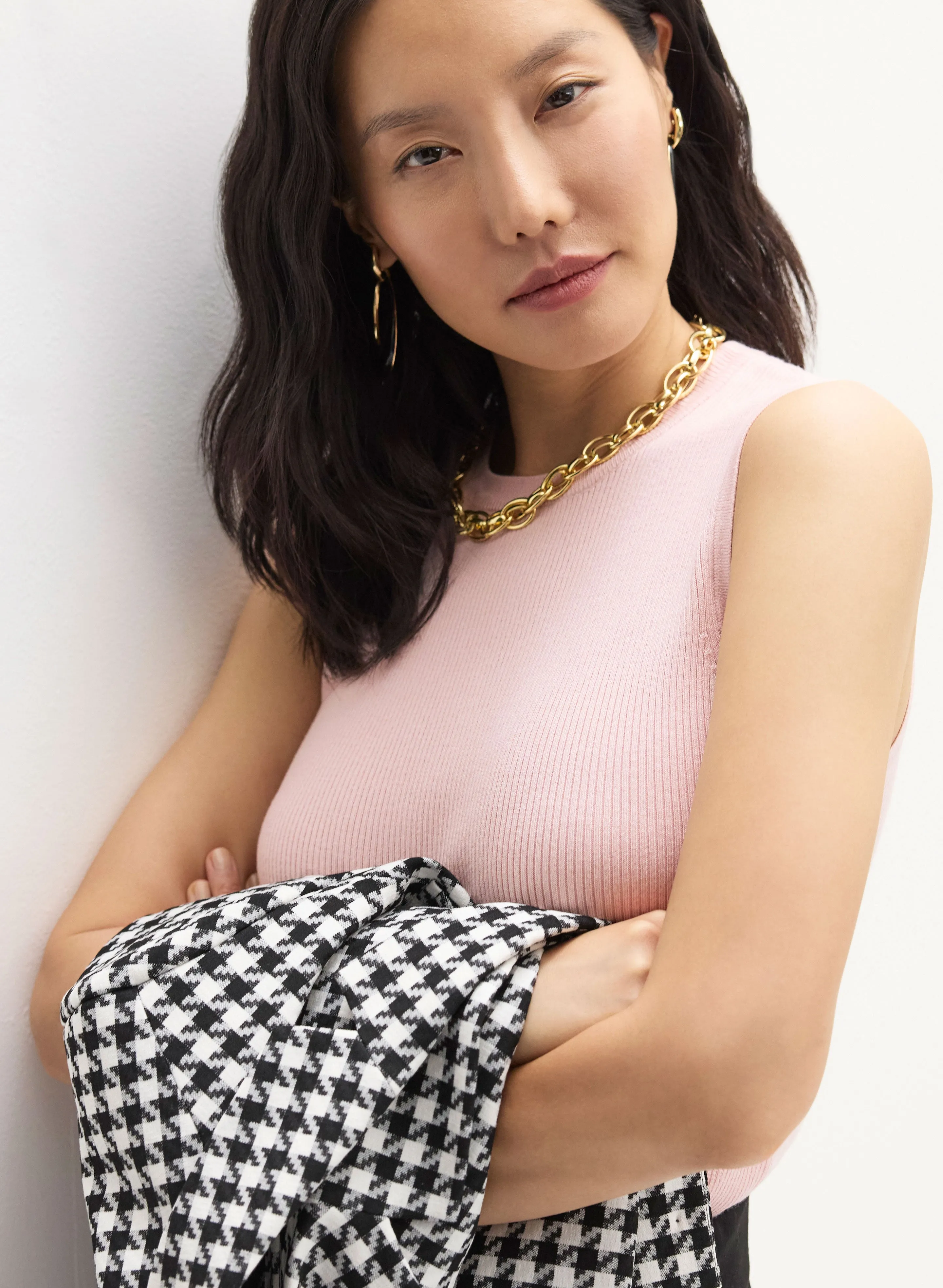 Essential Ribbed Knit Tank Top sold by Melanie Lyne product image thumbnail 5