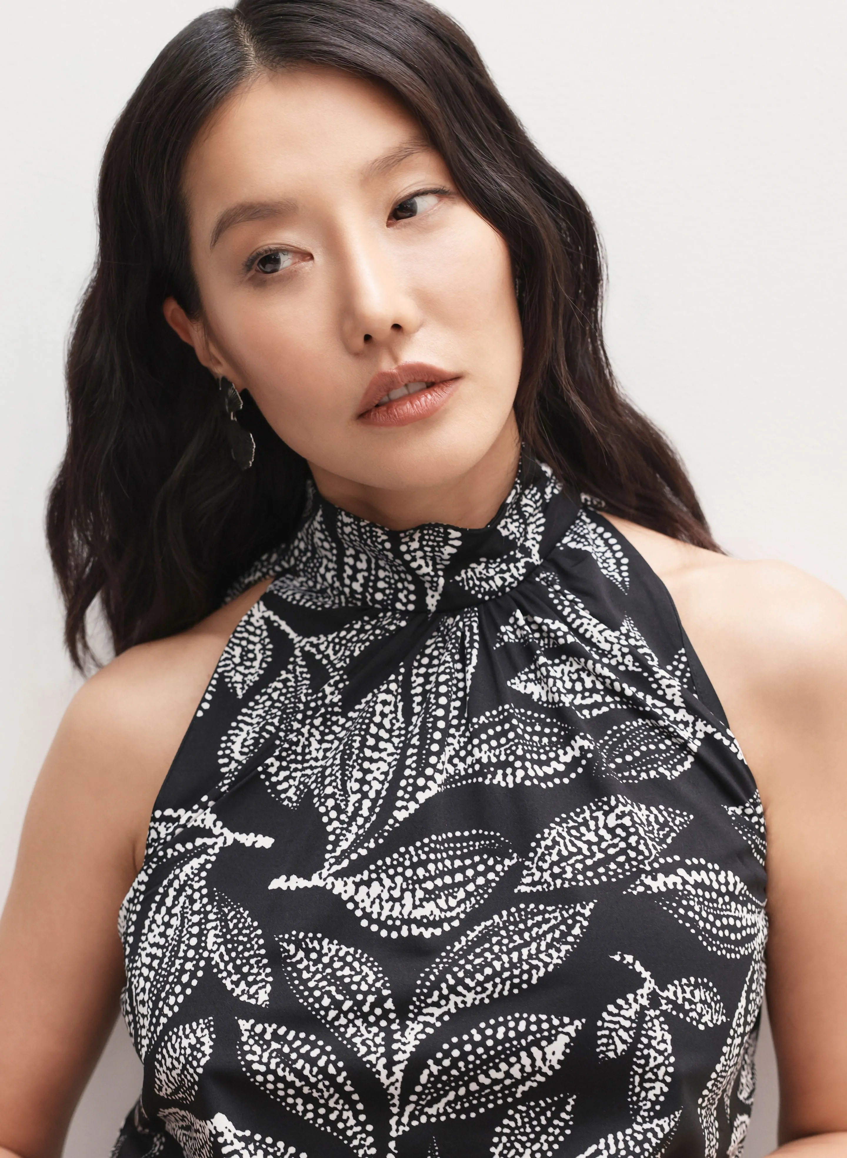 Sleeveless Leaf Print Top sold by Melanie Lyne product image thumbnail 2