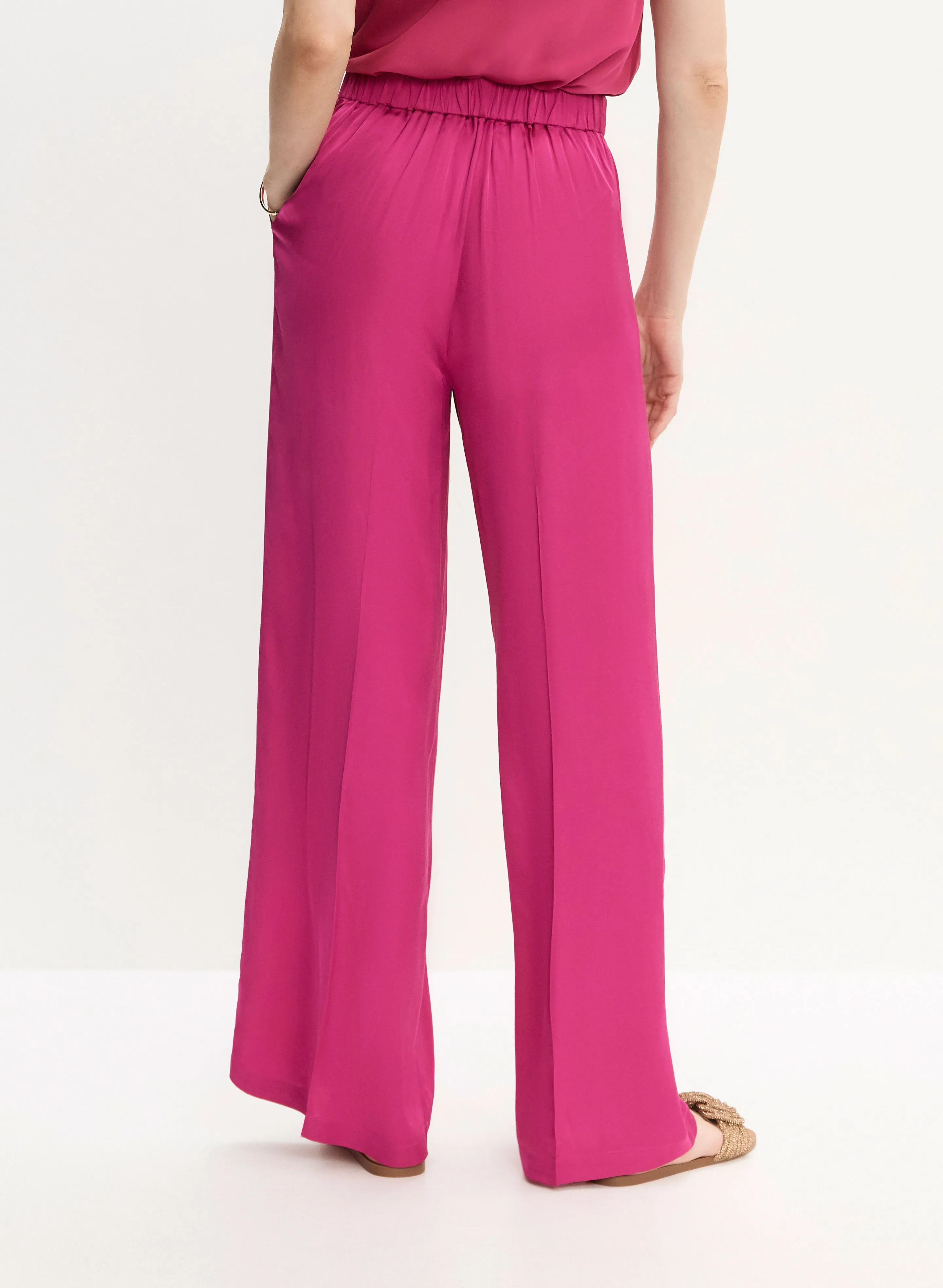 Satin Wide Leg Pants sold by Melanie Lyne product image thumbnail 2