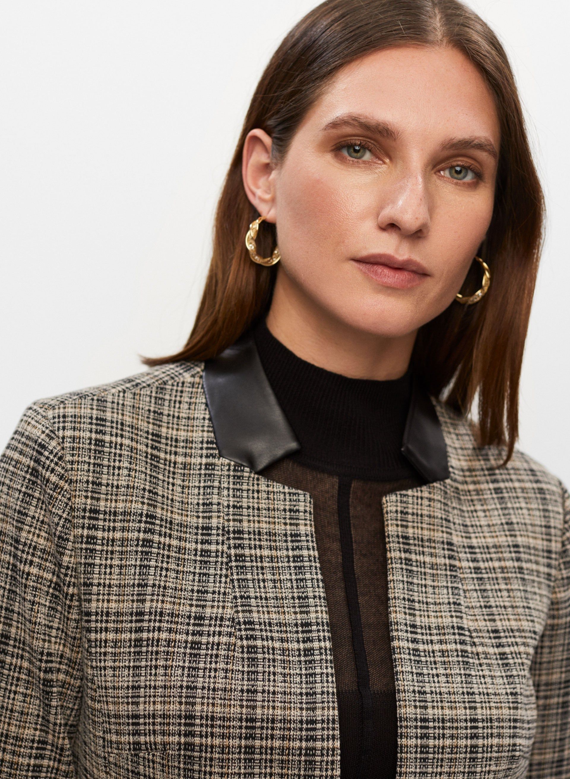 Long Plaid Jacket sold by Melanie Lyne product image thumbnail 3