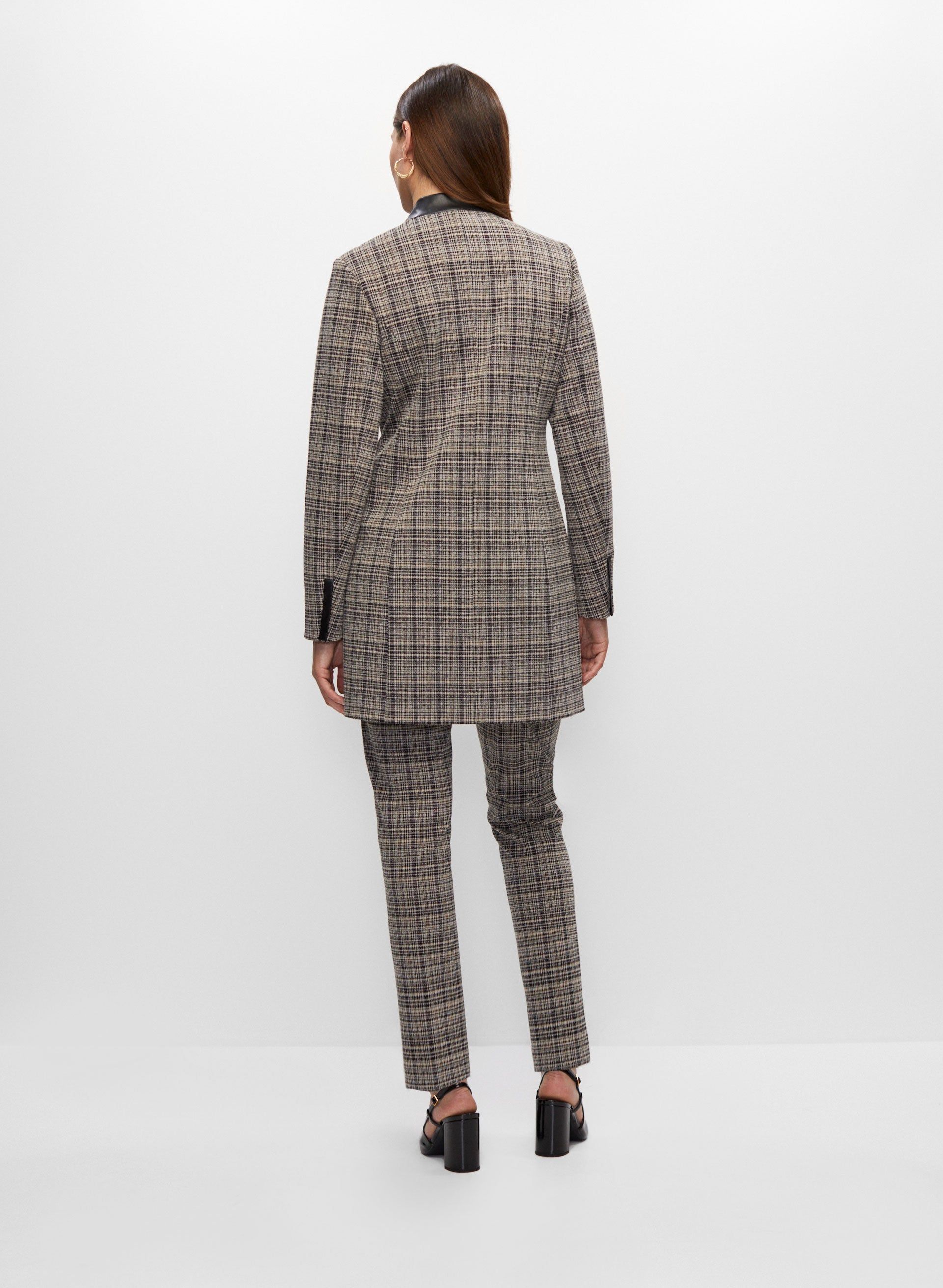 Long Plaid Jacket sold by Melanie Lyne product image thumbnail 2