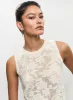 Floral Open-Knit Sleeveless Sweater sold by Melanie Lyne