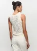 Floral Open-Knit Sleeveless Sweater sold by Melanie Lyne