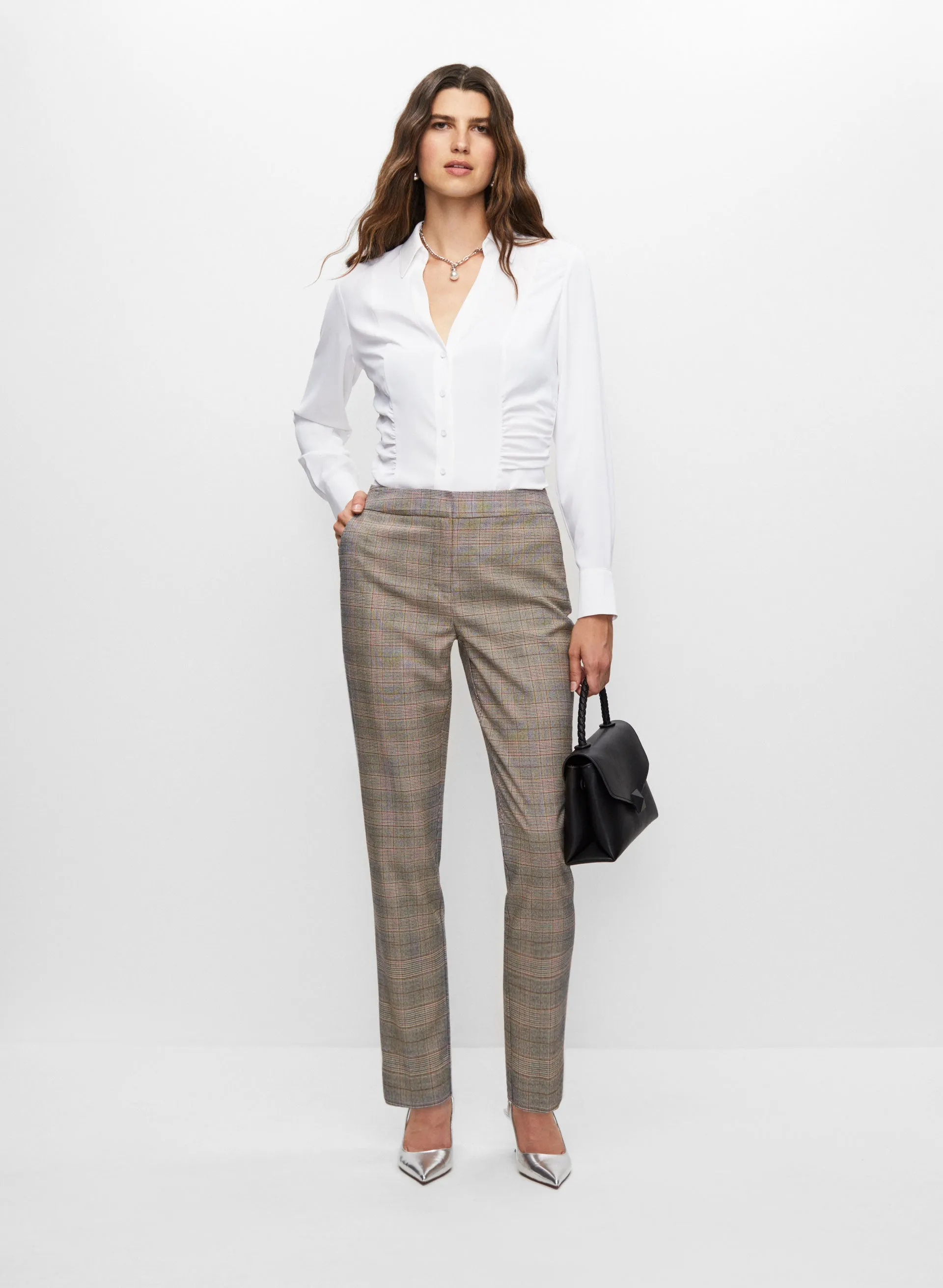 Plaid Giselle Pants sold by Melanie Lyne product image thumbnail 3