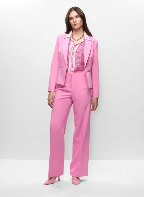 Cropped Blazer, Printed Blouse & Wide Leg Pants sold by Melanie Lyne