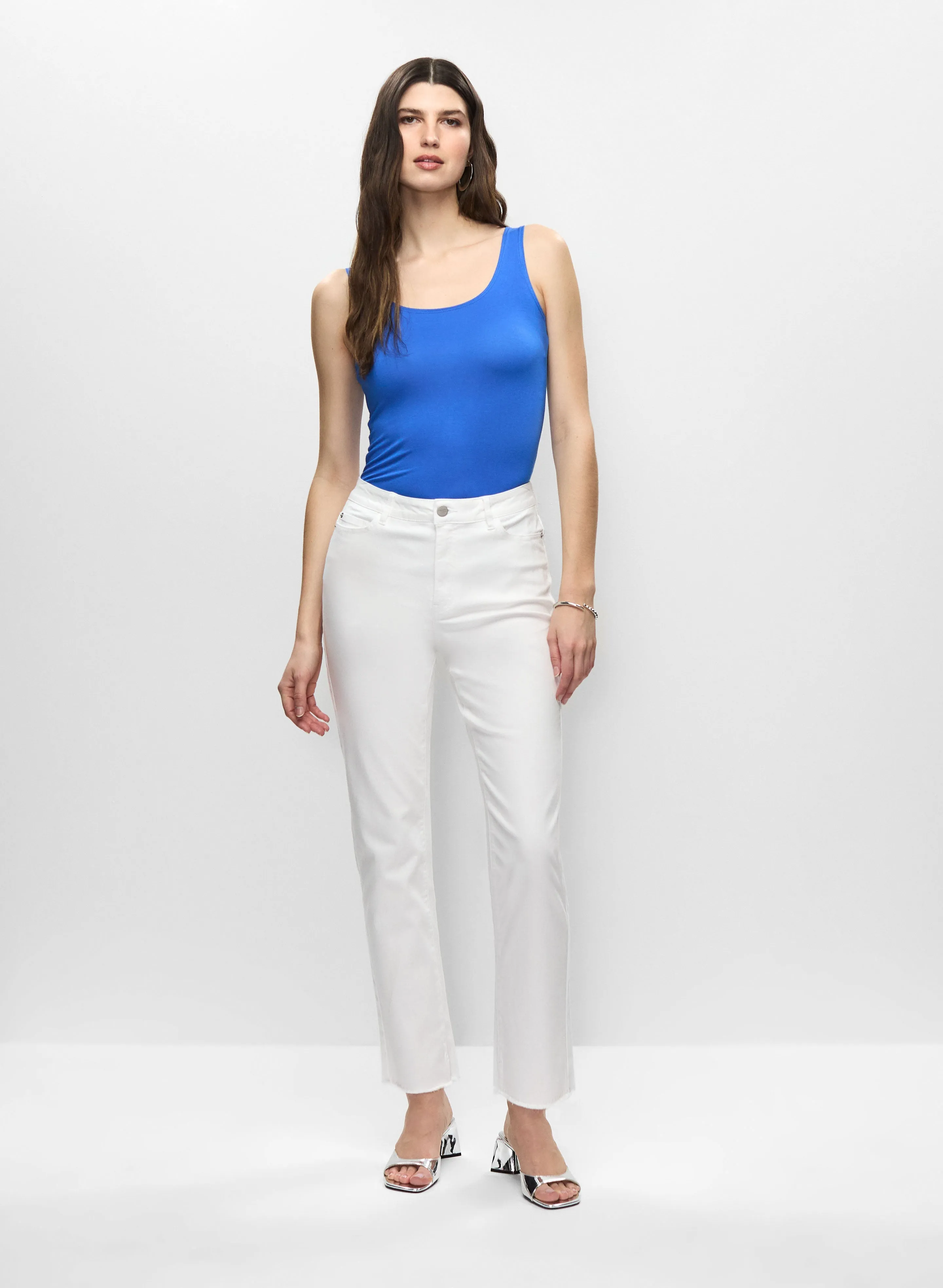 Scoop Neck Cami & Straight Leg Jeans sold by Melanie Lyne
