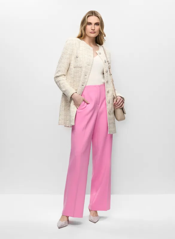 Long Bouclé Jacket & Wide Leg Pants sold by Melanie Lyne