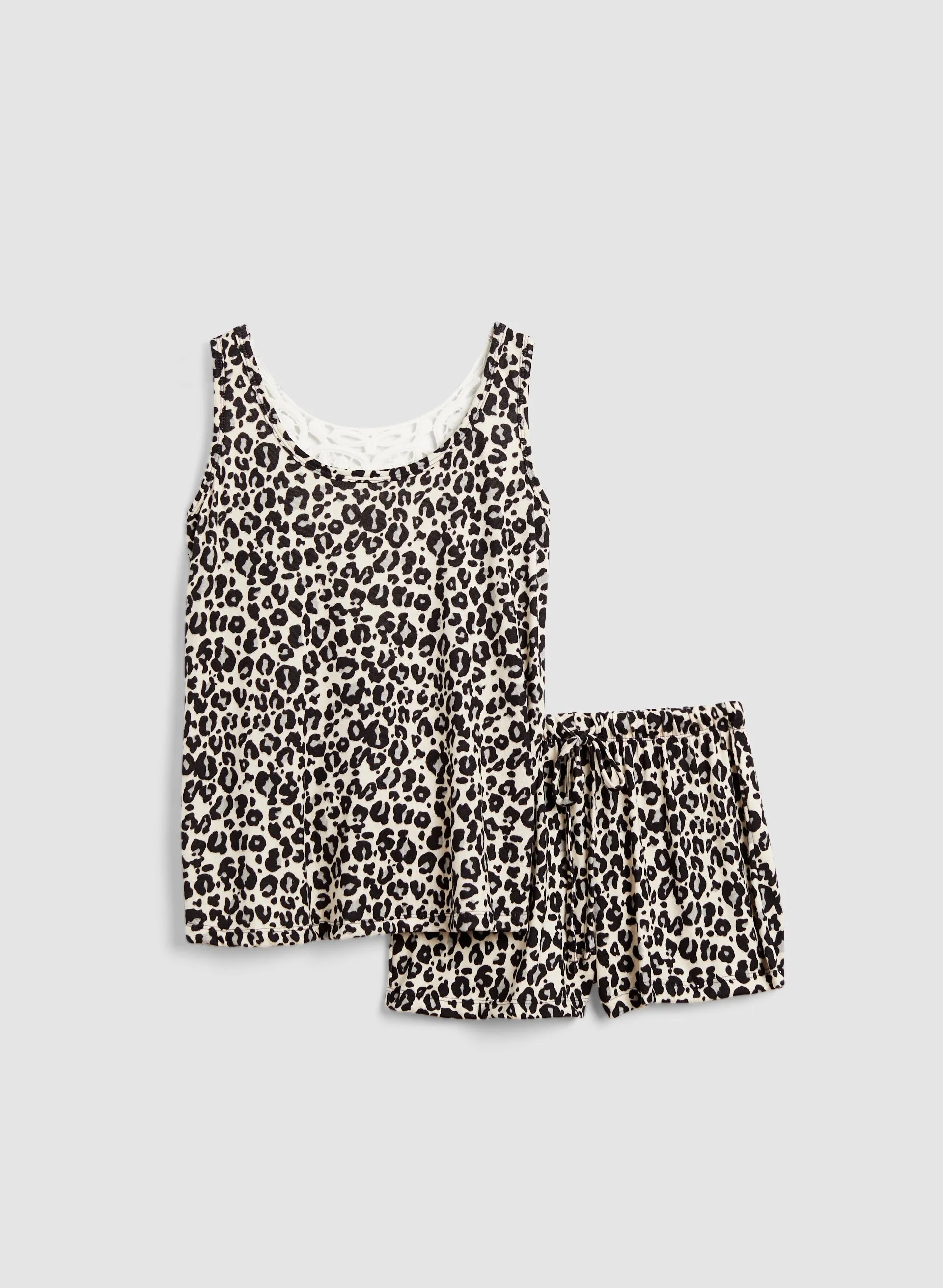 Animal Print Lace Back Pyjama Set sold by Melanie Lyne product image thumbnail 5