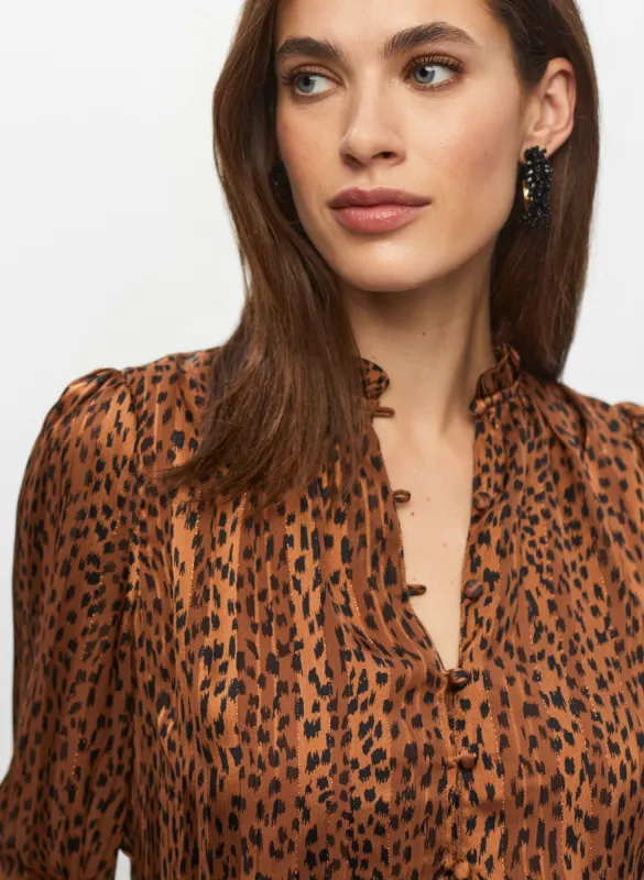 Animal Print Chiffon Top sold by Melanie Lyne