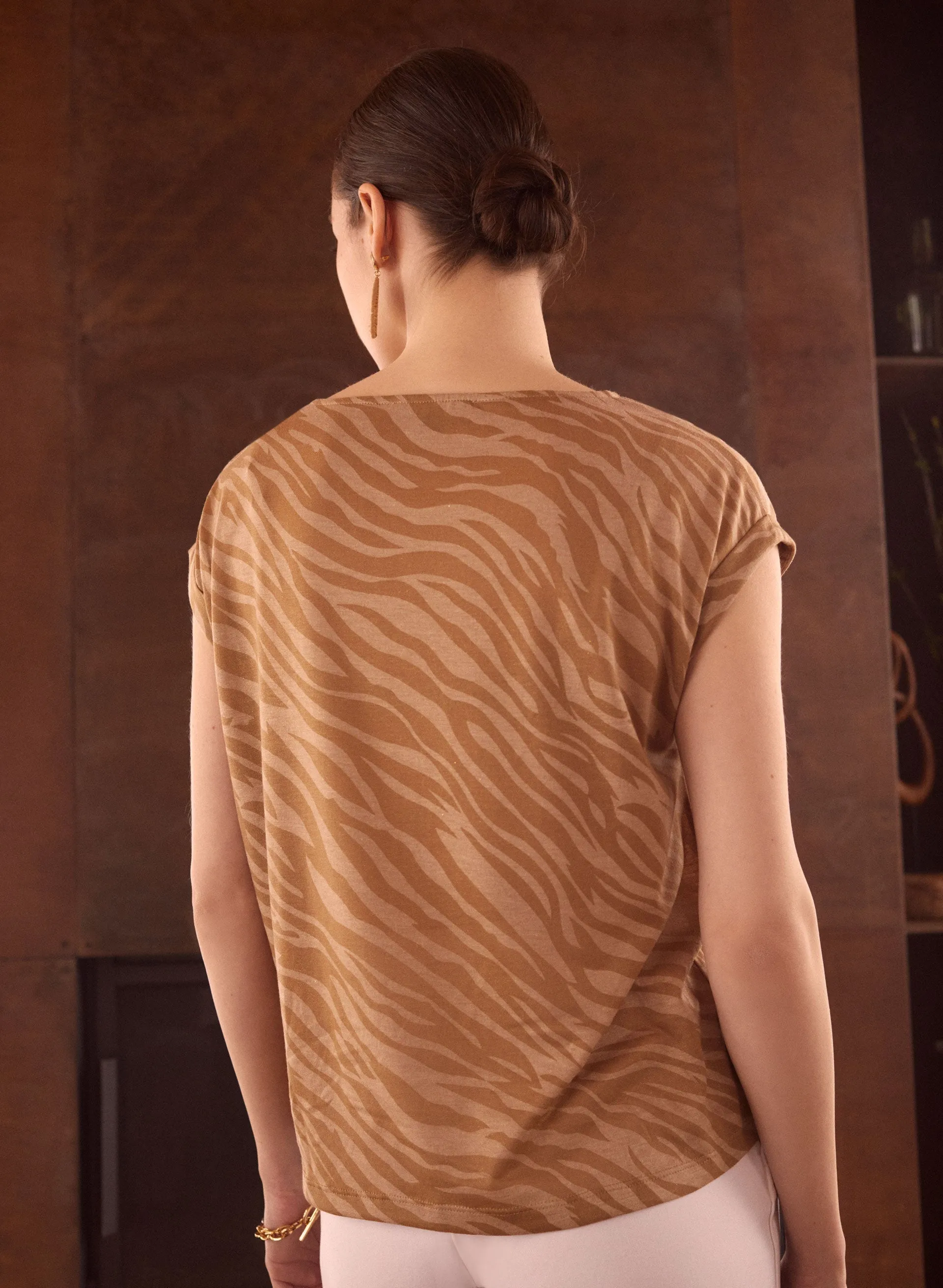 Zebra Motif Tee sold by Melanie Lyne product image thumbnail 4