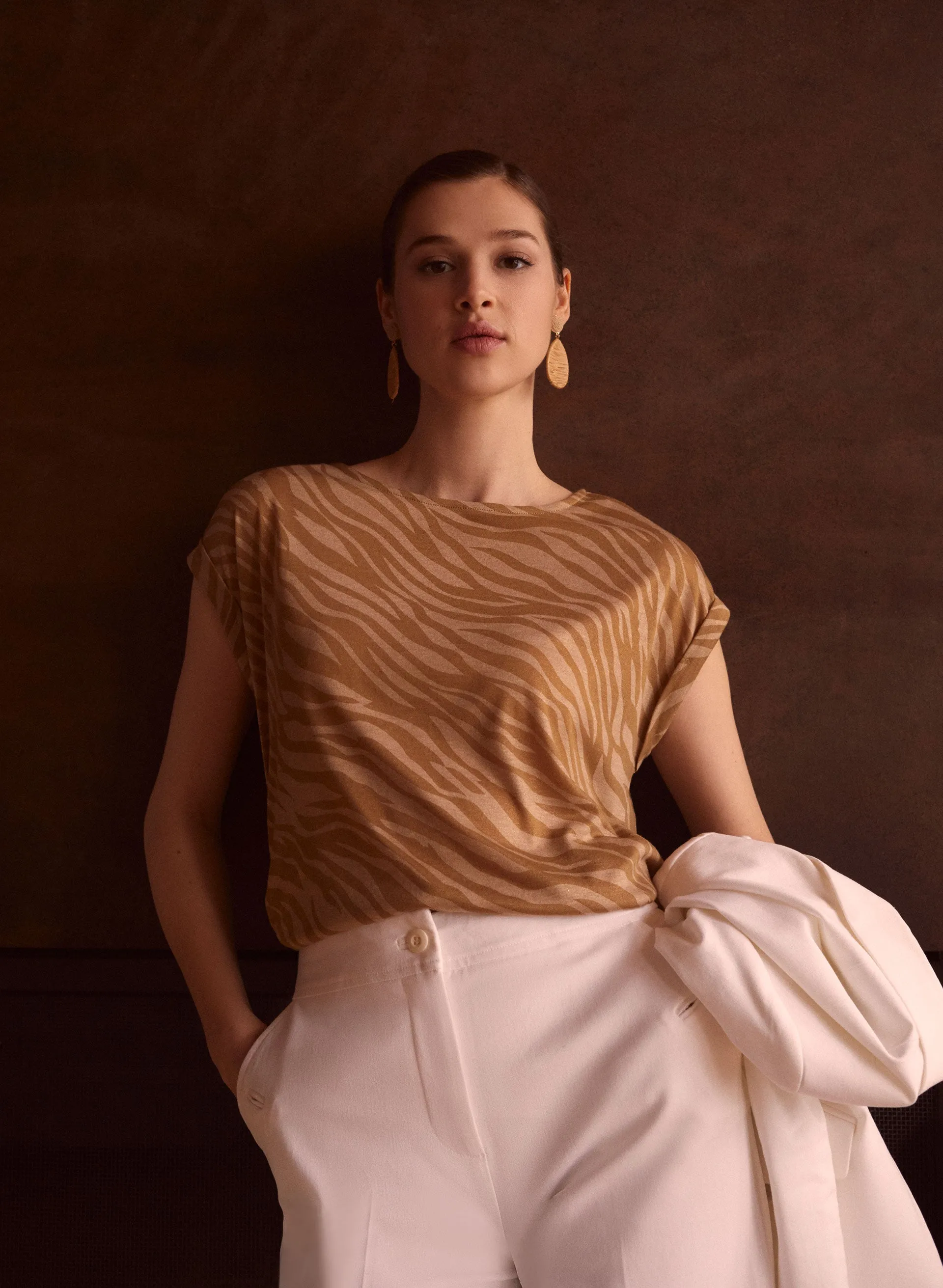 Zebra Motif Tee sold by Melanie Lyne product image thumbnail 2