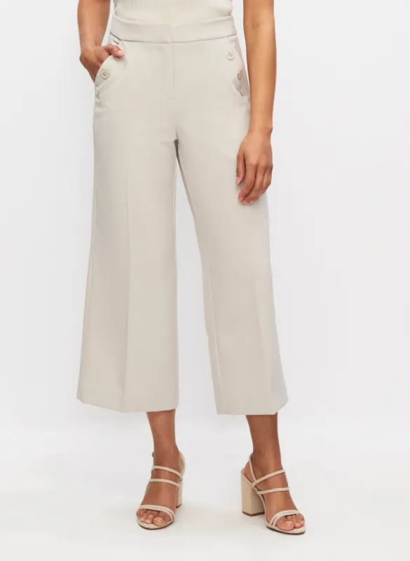 Button Detail Culotte Pants sold by Melanie Lyne