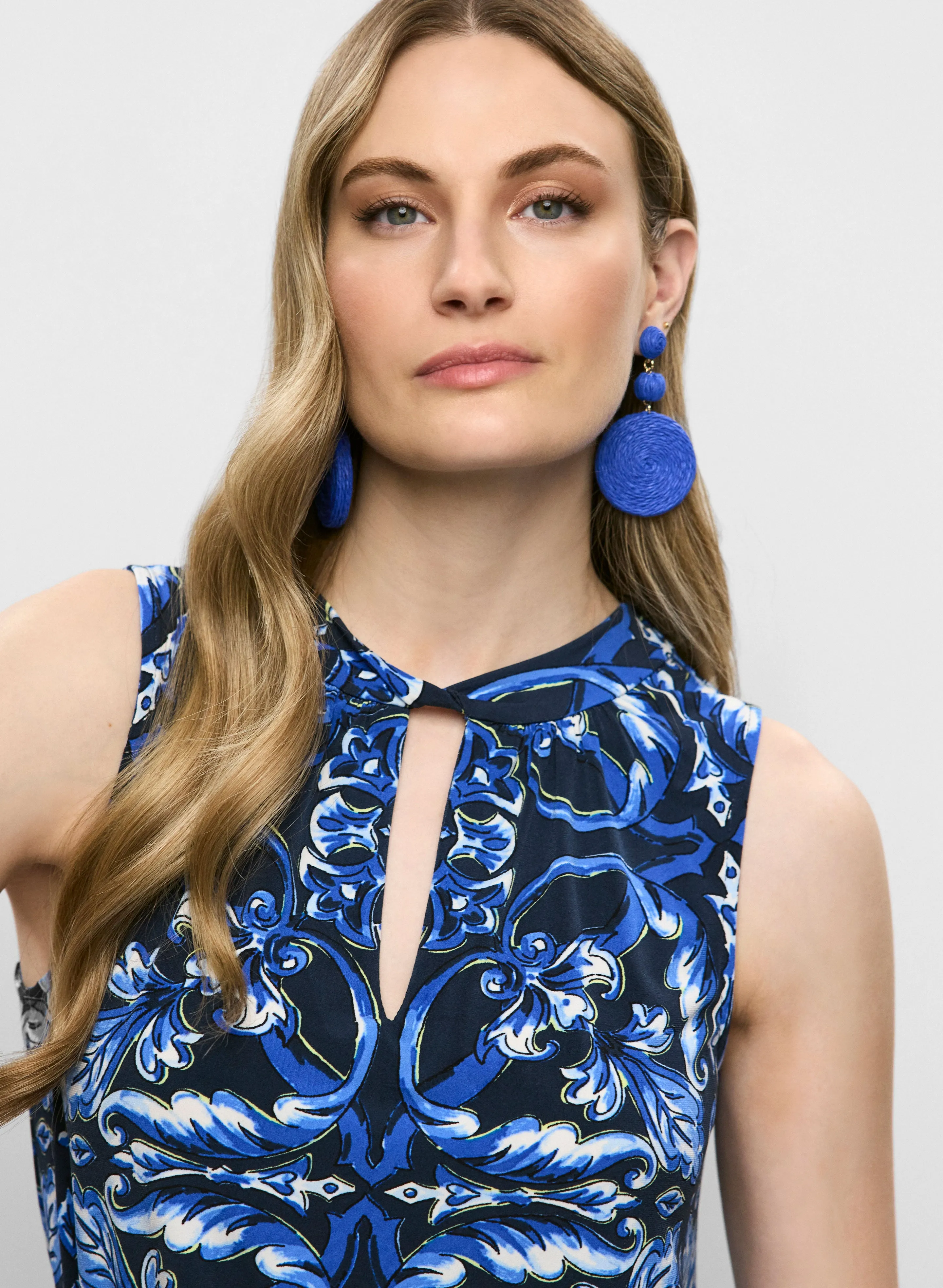 Abstract Print Sleeveless Top sold by Melanie Lyne product image thumbnail 2