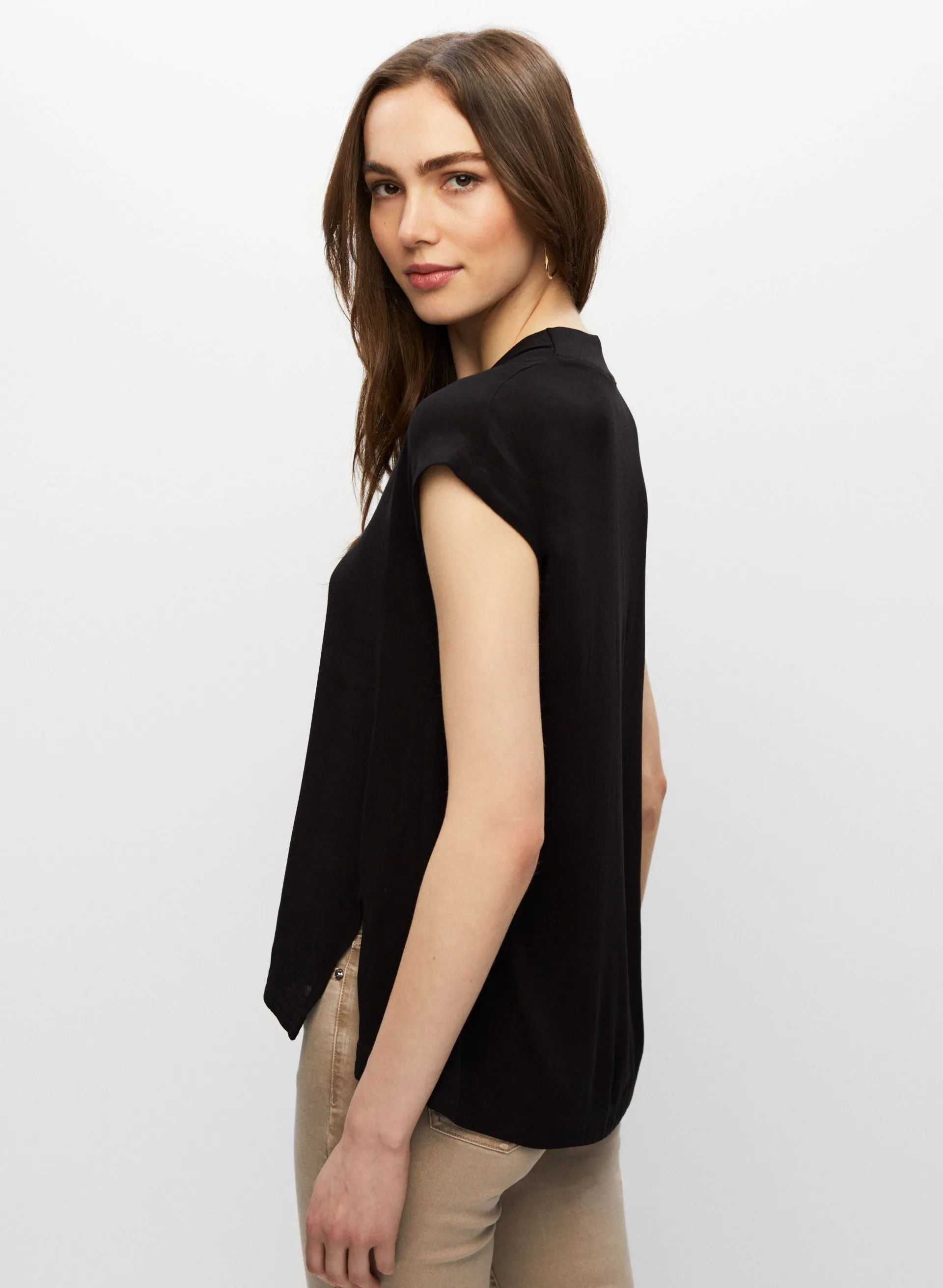 V-neck Short Sleeve Top sold by Melanie Lyne product image thumbnail 2