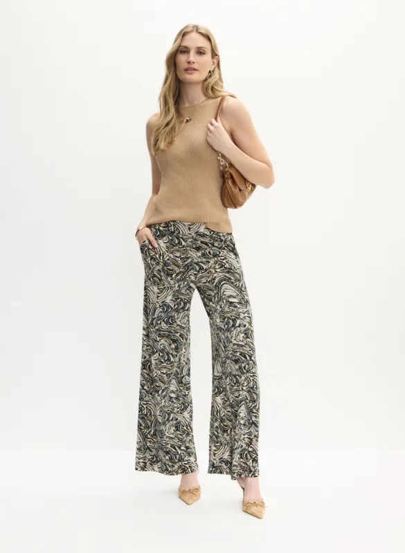 Shimmer Knit Tank Top & Wide-Leg Pants sold by Melanie Lyne