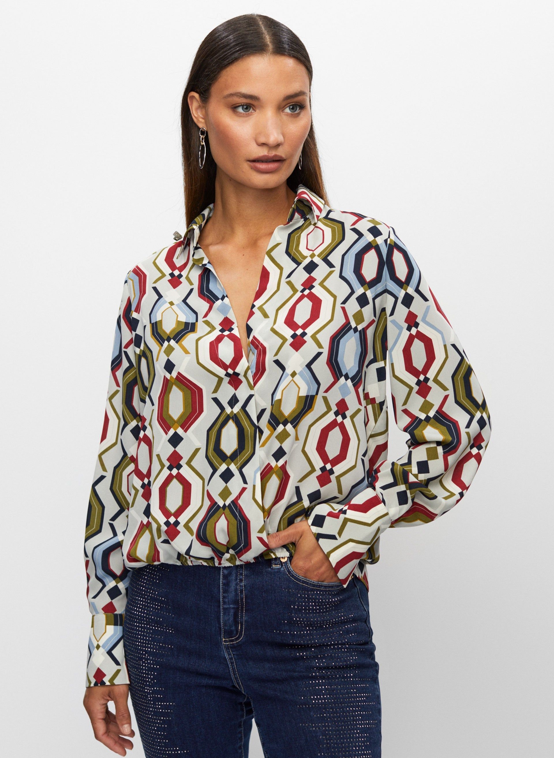 Geometric Print Blouse sold by Melanie Lyne