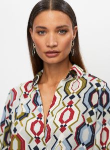 Geometric Print Blouse sold by Melanie Lyne