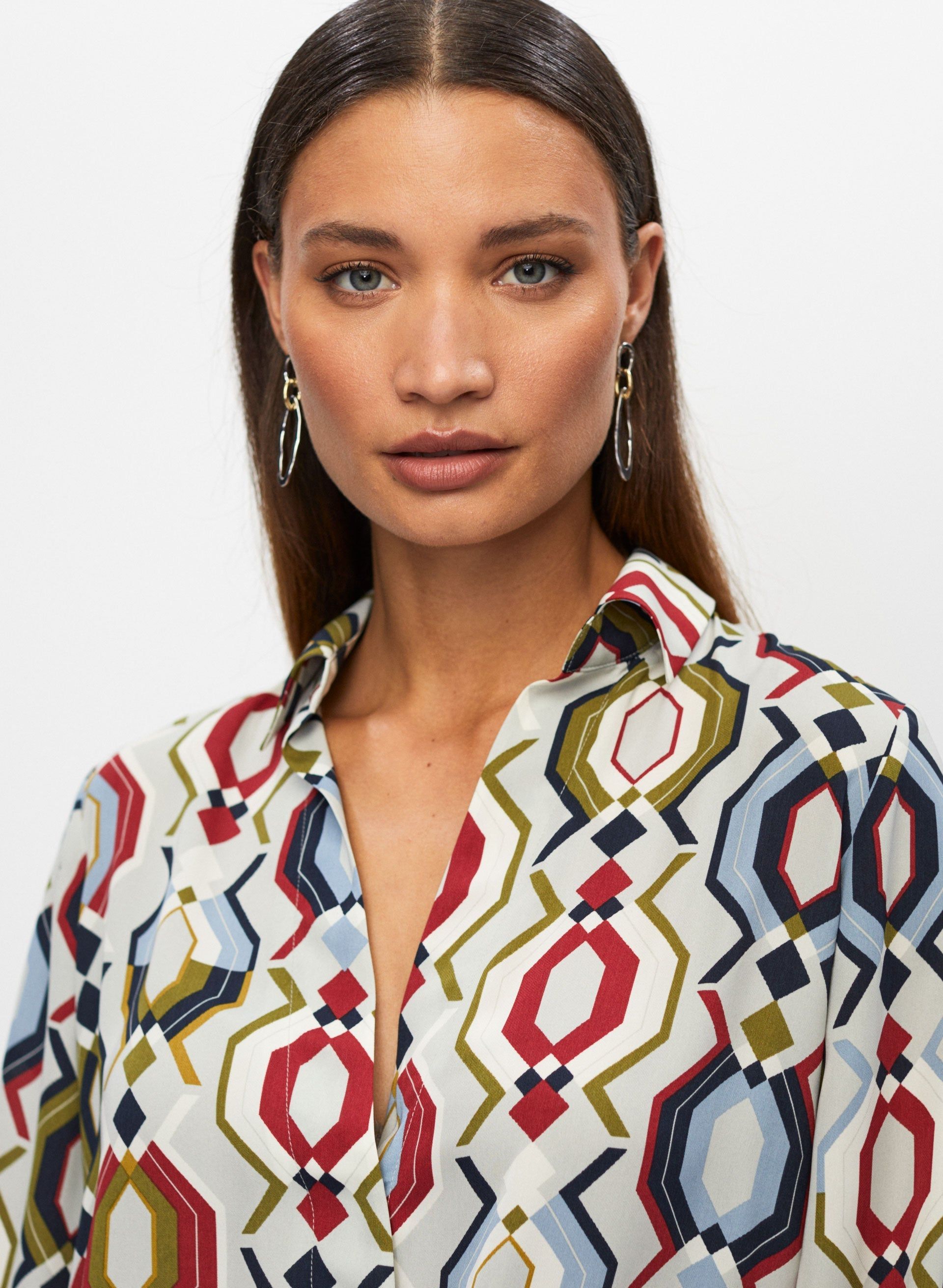 Geometric Print Blouse sold by Melanie Lyne product image thumbnail 2