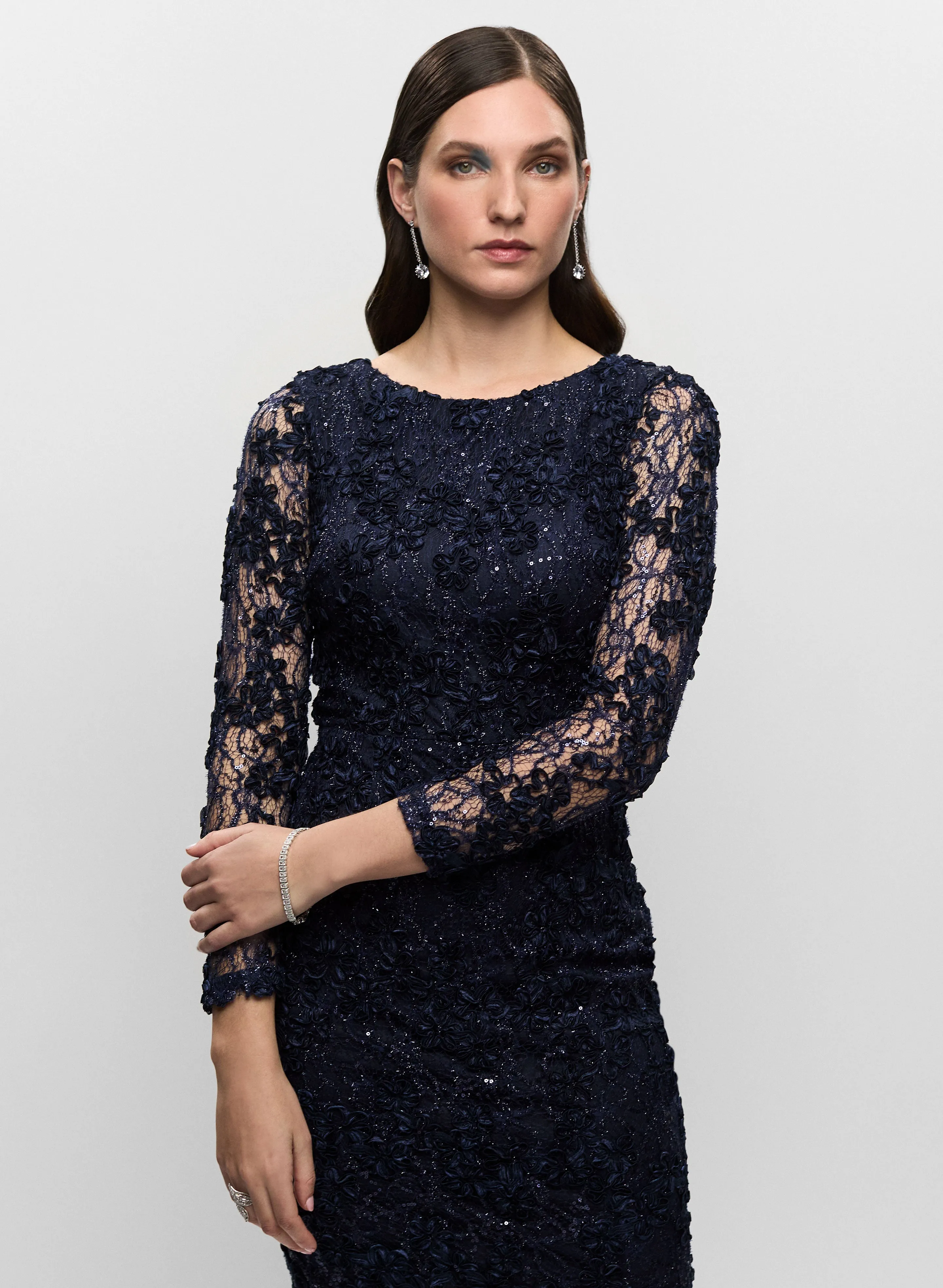 Floral Soutache Detail Dress sold by Melanie Lyne product image thumbnail 2