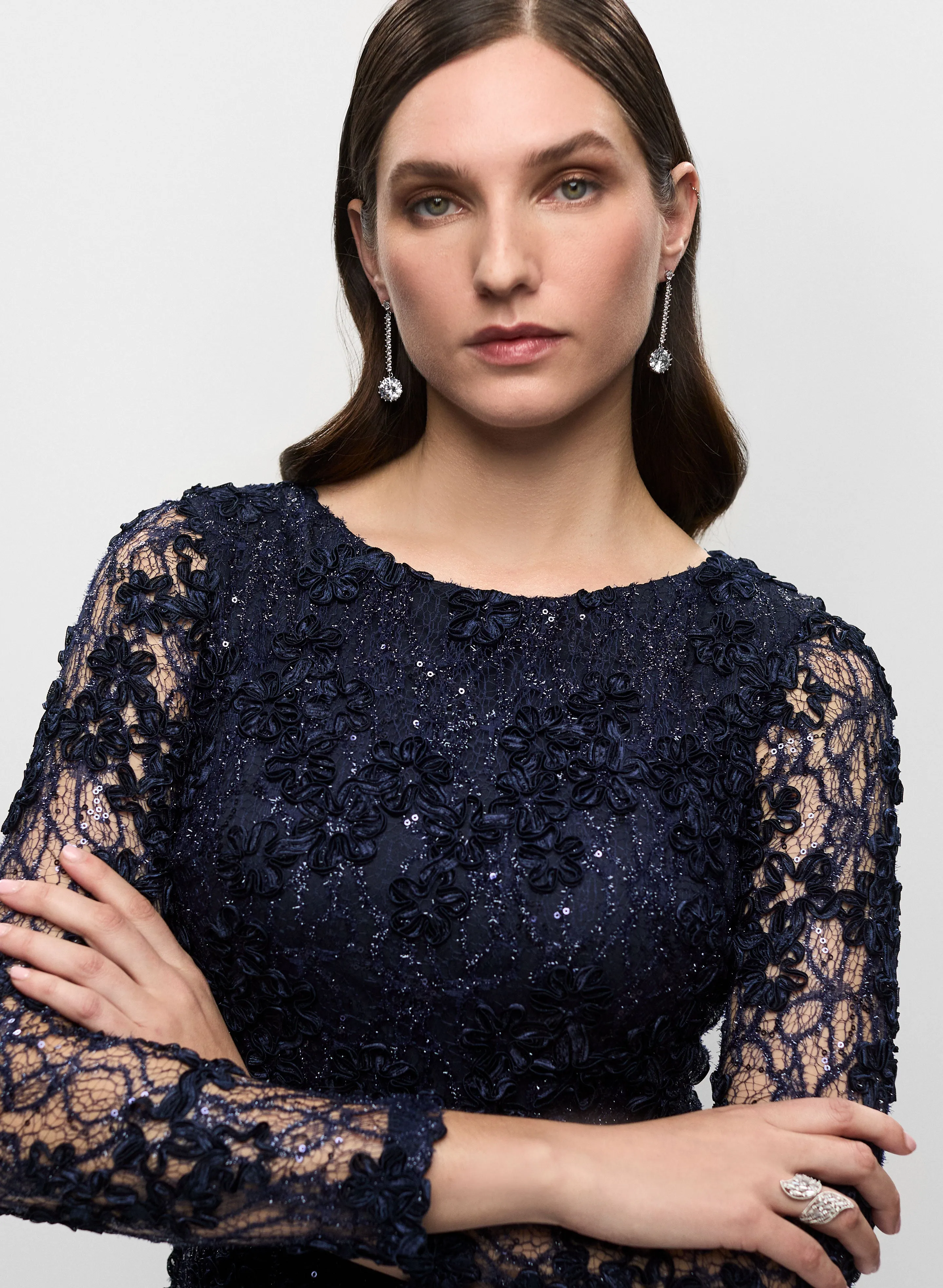 Floral Soutache Detail Dress sold by Melanie Lyne product image thumbnail 5