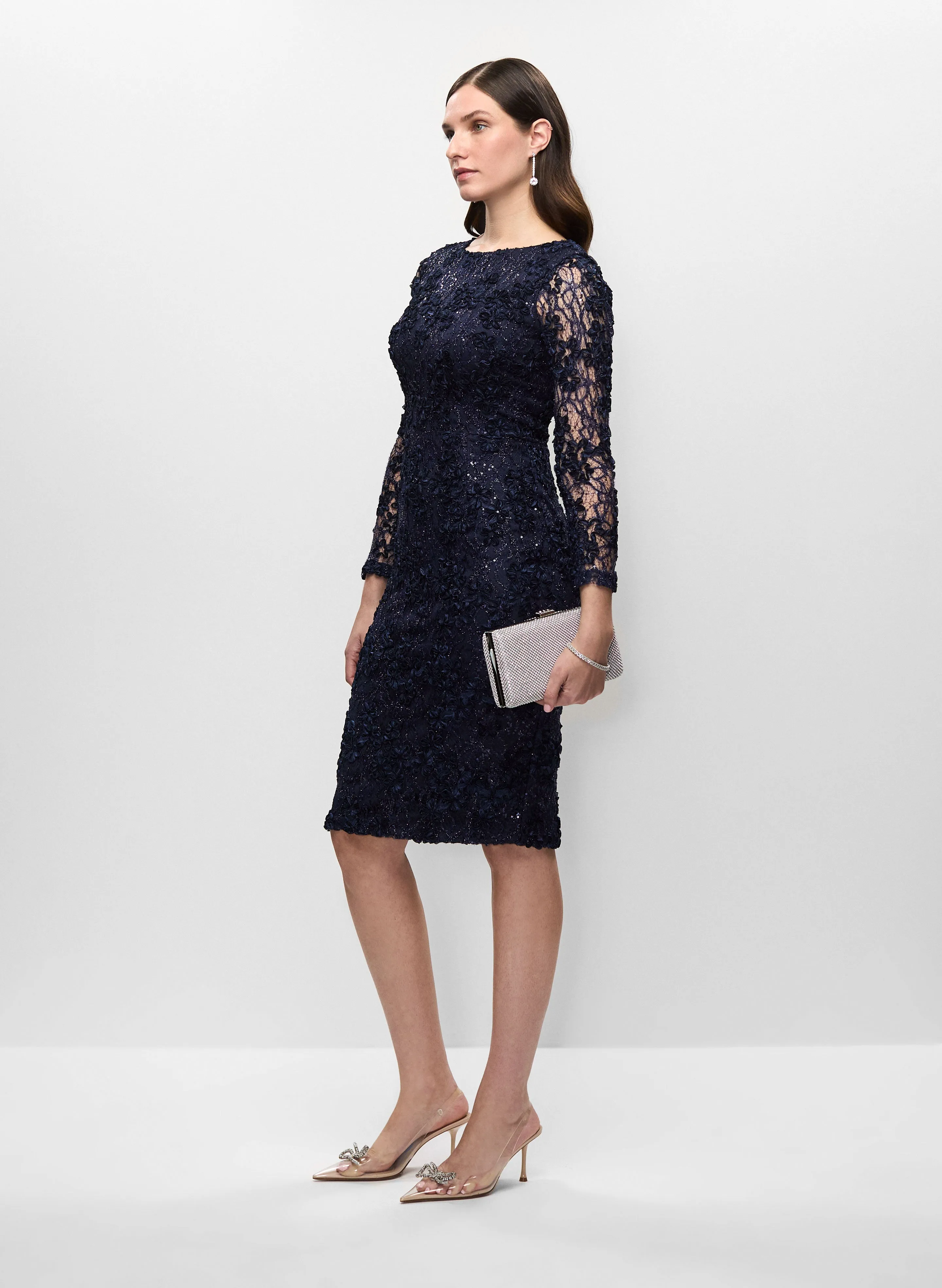 Floral Soutache Detail Dress sold by Melanie Lyne product image thumbnail 3