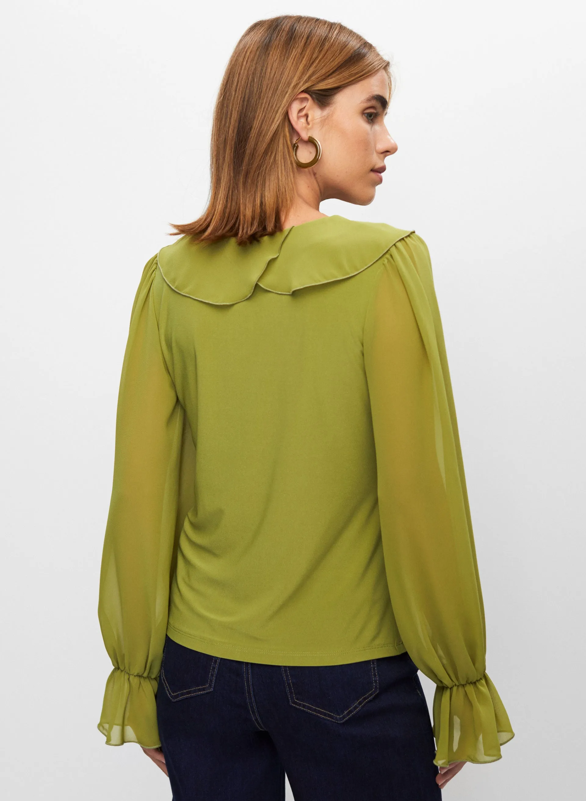 Cascading Ruffle Top sold by Melanie Lyne product image thumbnail 3