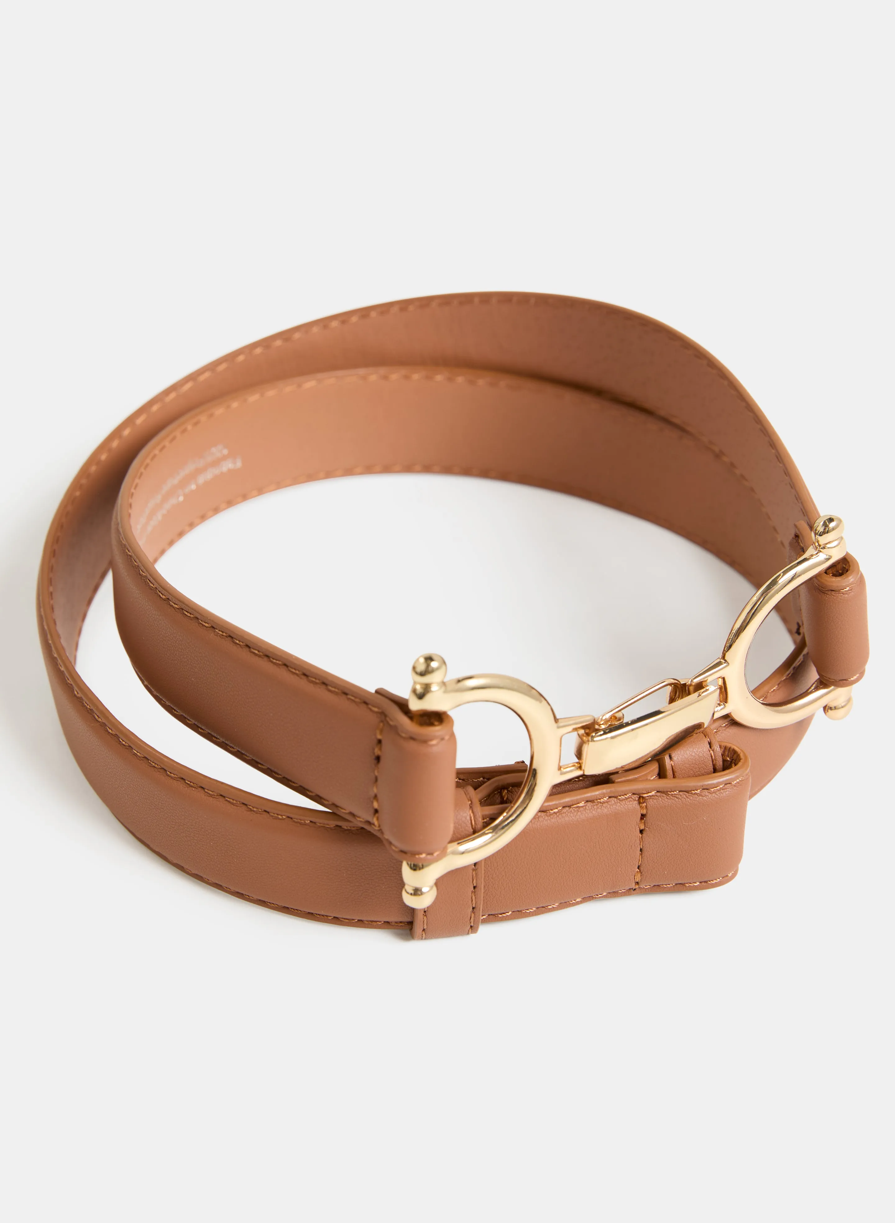 Clip Buckle Vegan Leather Belt sold by Melanie Lyne product image thumbnail 2