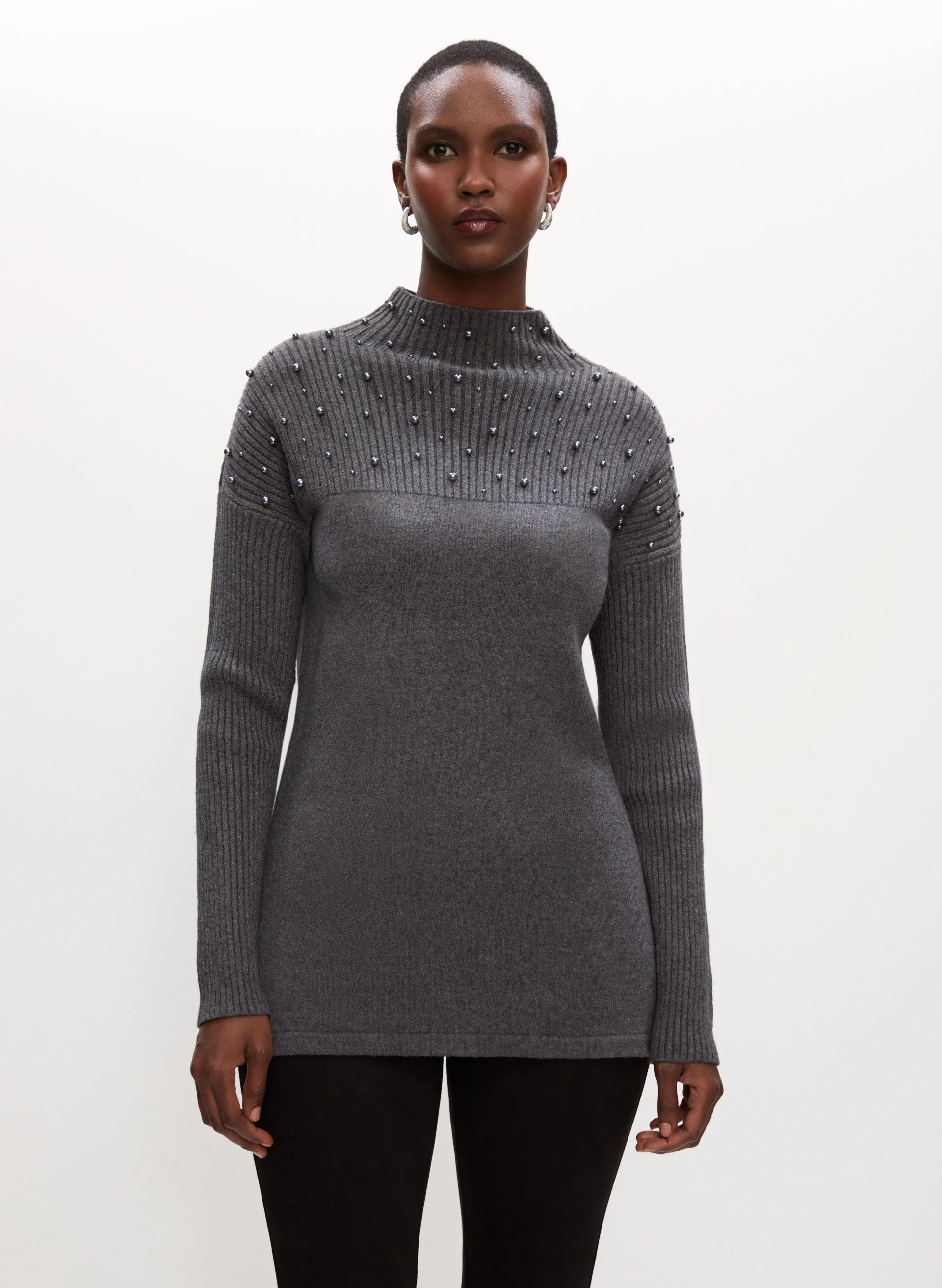 Mock Neck Sweater sold by Melanie Lyne