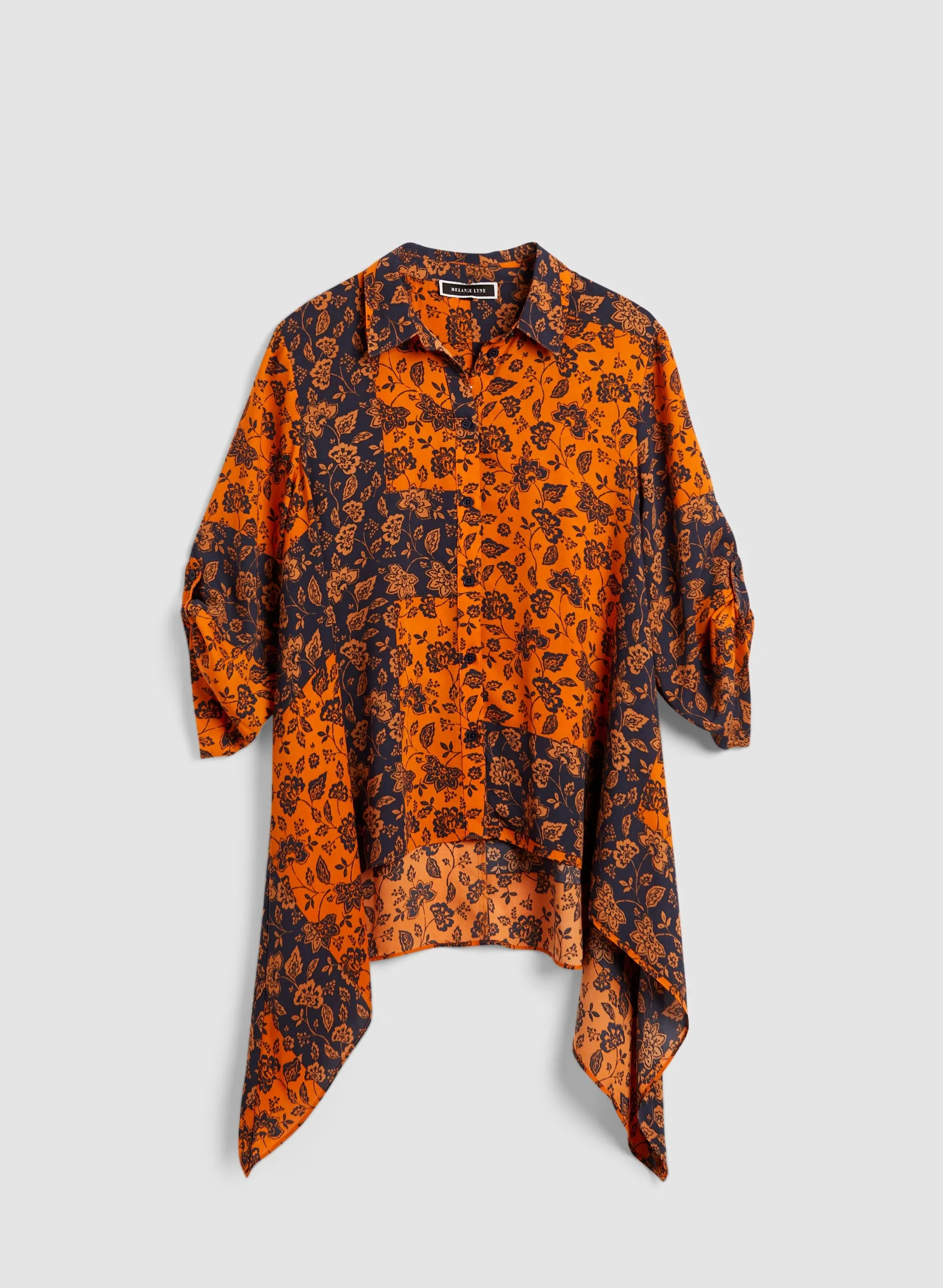 3/4 Sleeve Asymmetrical Tunic sold by Melanie Lyne product image thumbnail 5